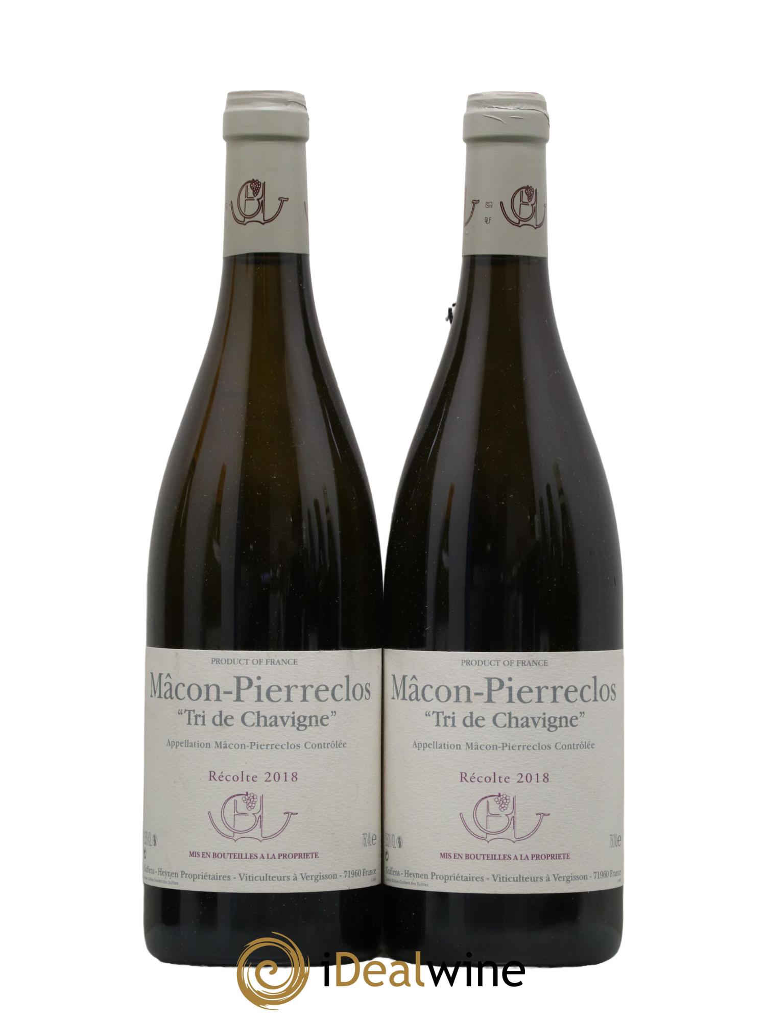 Mâcon-Pierreclos Tri de Chavigne Guffens-Heynen 2018 - Lot de 2 bouteilles - 0
