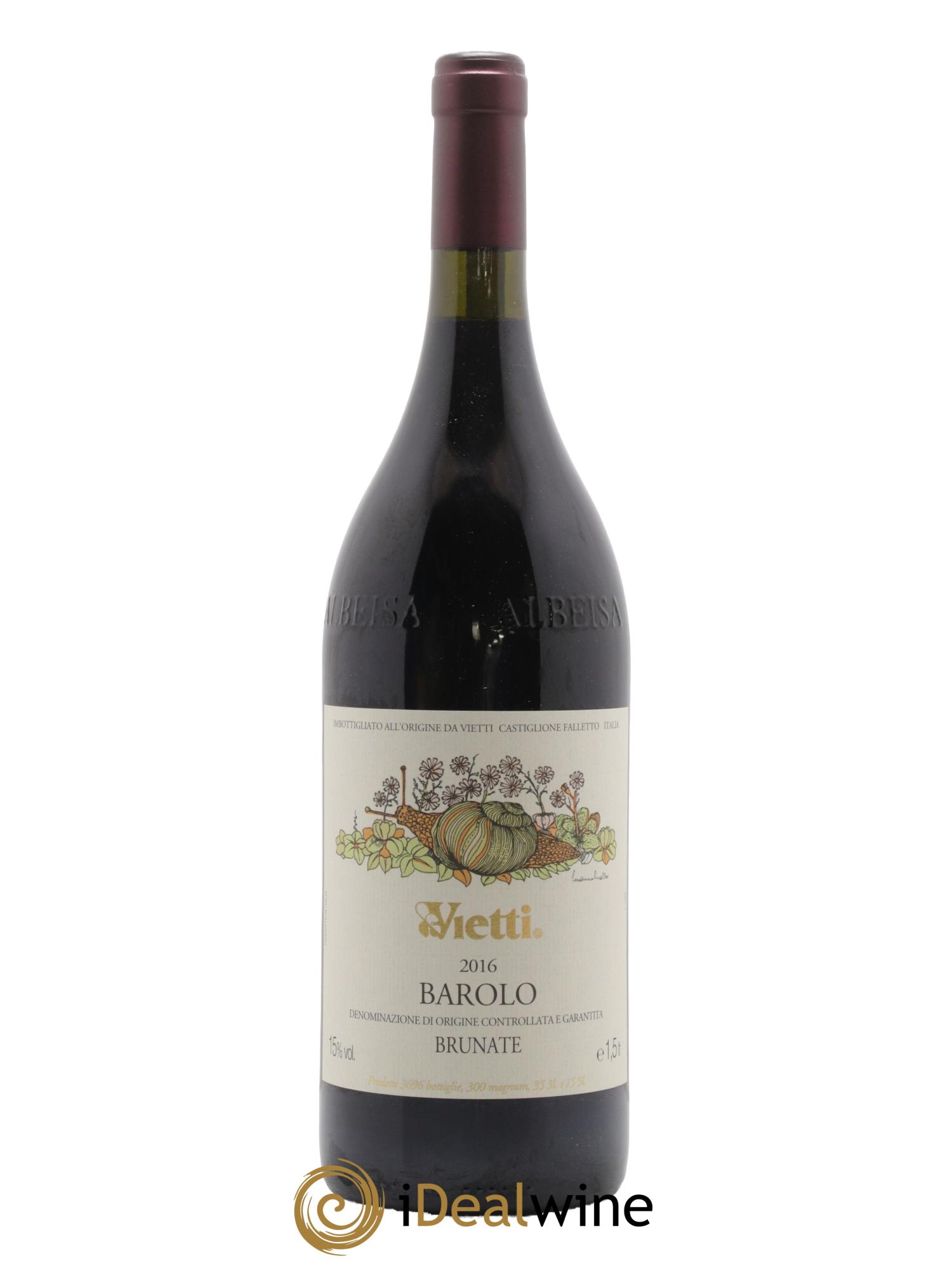 Barolo DOCG Brunate Vietti 2016 - Lot de 1 magnum - 1