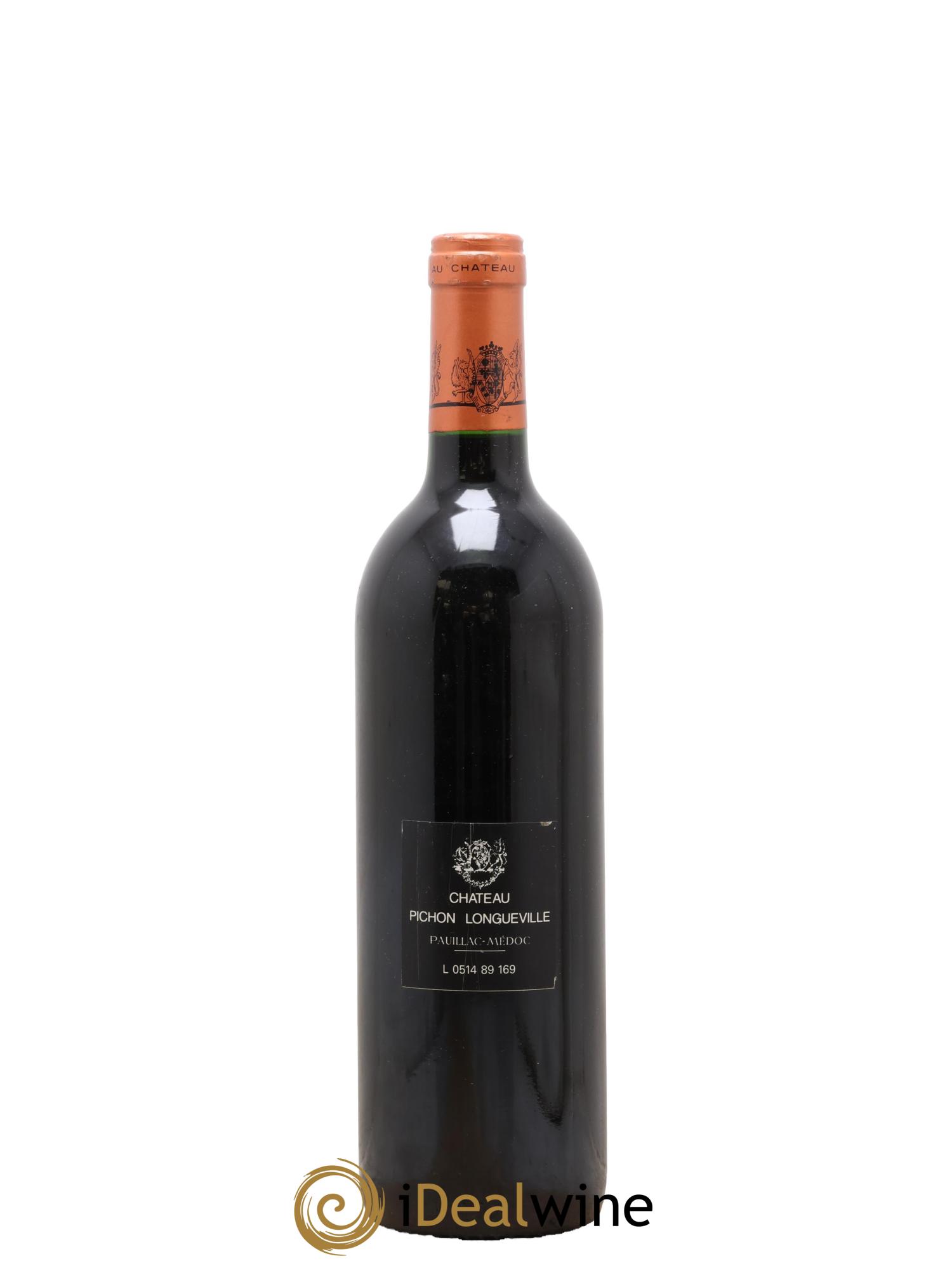 Pichon Longueville Baron 2ème Grand Cru Classé 1989 - Lot de 1 bouteille - 1