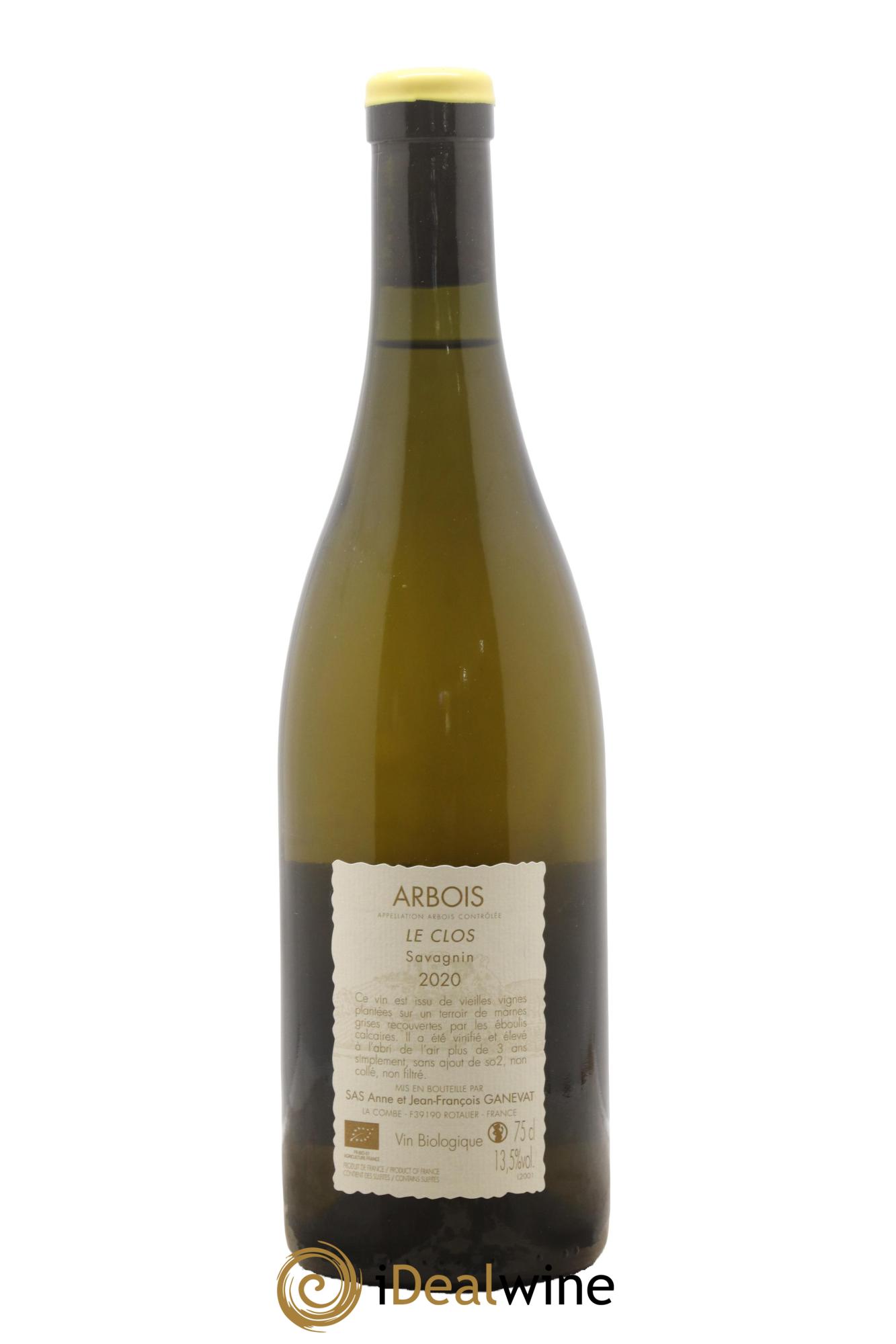 Arbois Le Clos Savagnin Anne et Jean François Ganevat 2020 - Lotto di 1 bottiglia - 1