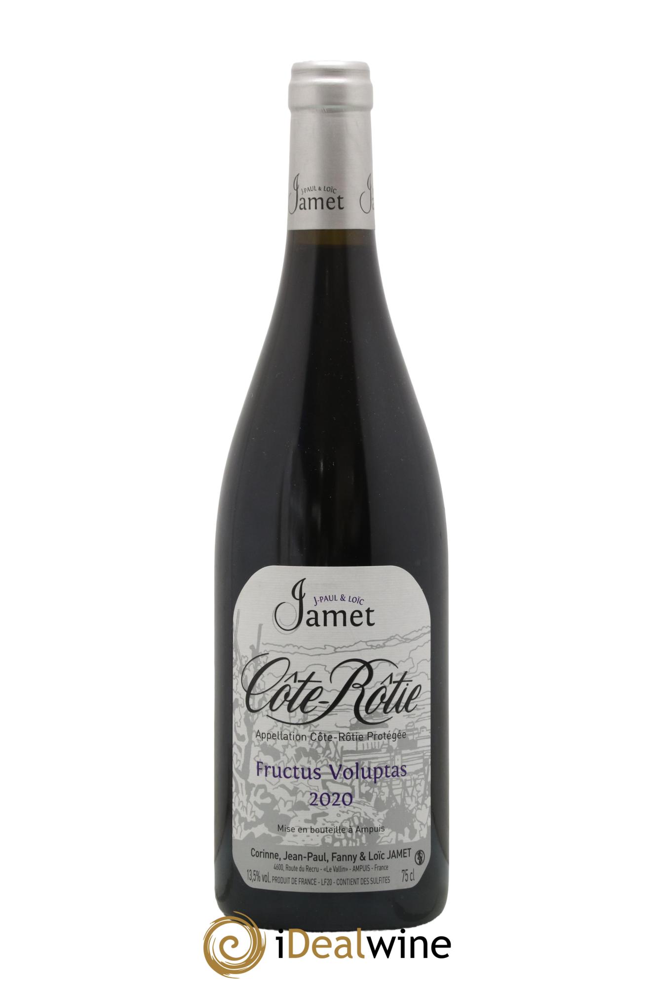 Côte-Rôtie Fructus Voluptas Jamet (Domaine) 2020 - Lotto di 1 bottiglia - 0