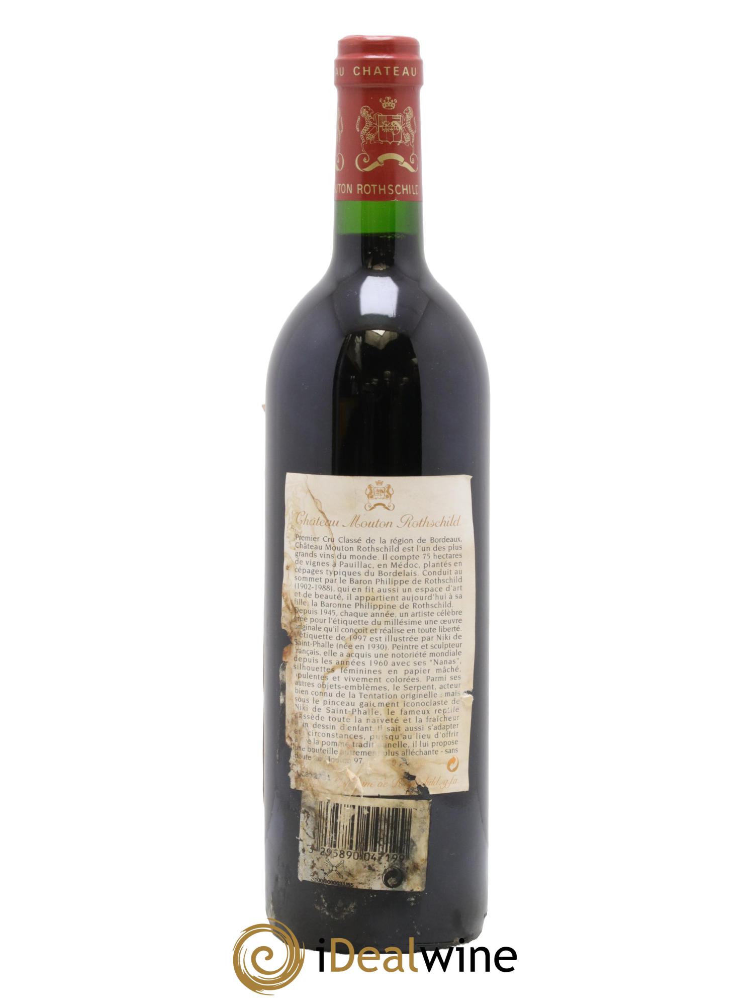 Château Mouton Rothschild 1er Grand Cru Classé 1997 - Lot of 1 bottle - 1