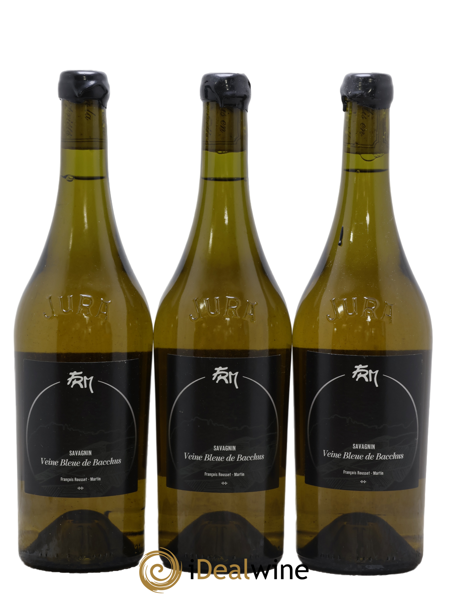 Côtes du Jura La Veine Bleue de Bacchus François Rousset Martin 2017 - Lot de 3 bouteilles - 0