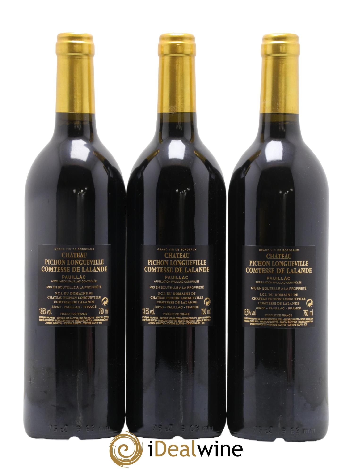 Château Pichon Longueville Comtesse de Lalande 2ème Grand Cru Classé 2016 - Lotto di 6 bottiglie - 4