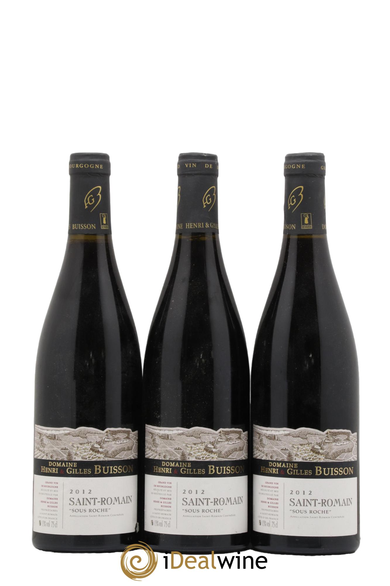 Saint-Romain Sous Roche Henri et Gilles Buisson (Domaine) 2012 - Lot de 3 bouteilles - 0