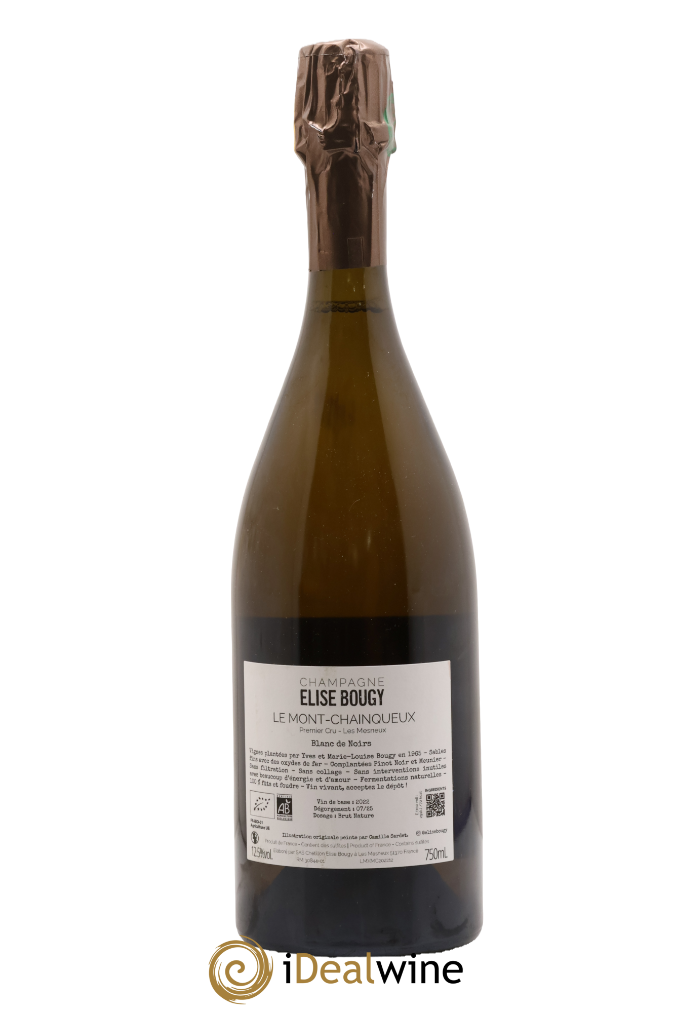 Les Mesneux Le Mont Chainqueux Elise Bougy - Posten von 1 Flasche - 1