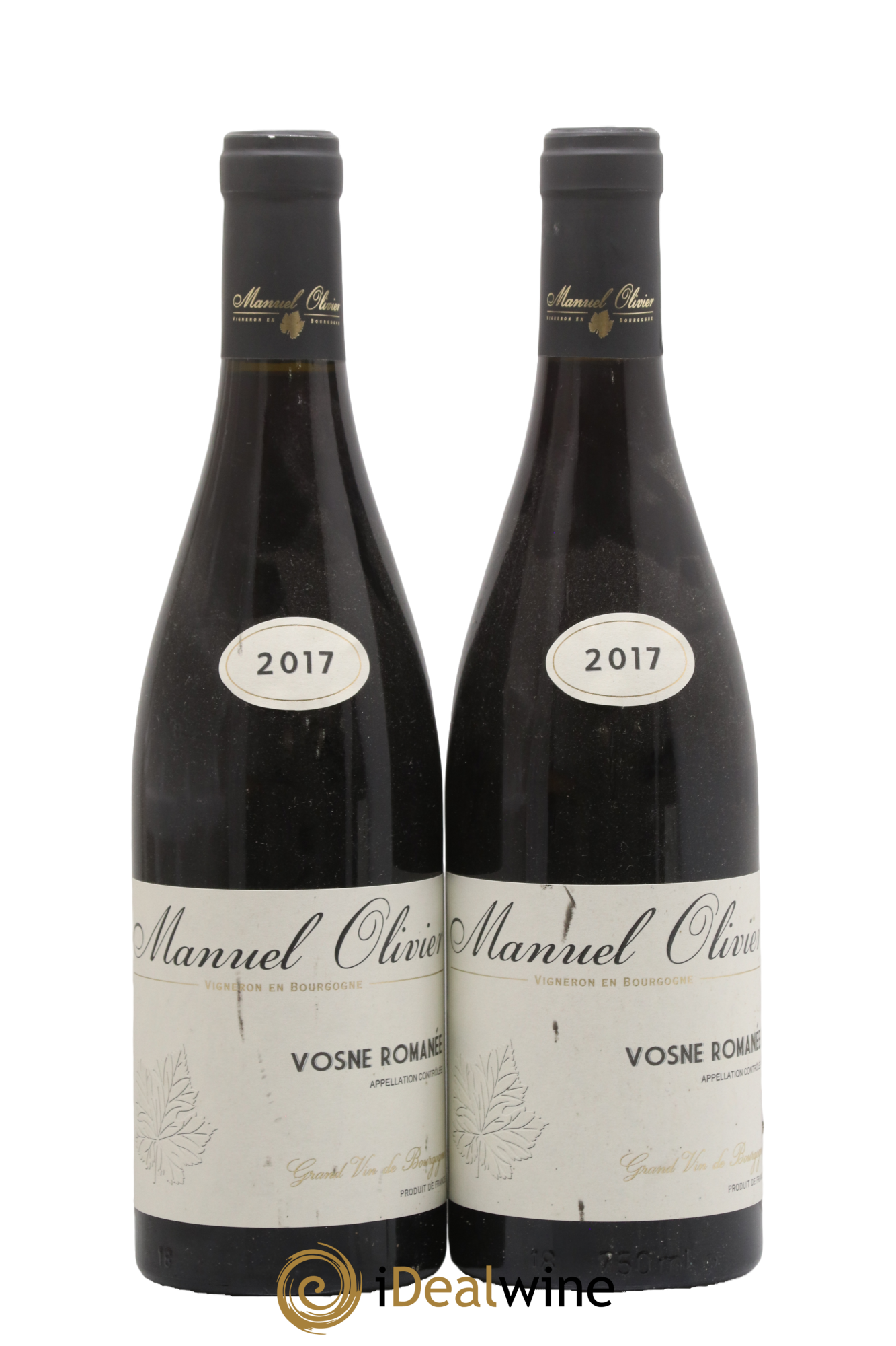 Vosne-Romanée Manuel Olivier 2017 - Lot de 2 bouteilles - 0