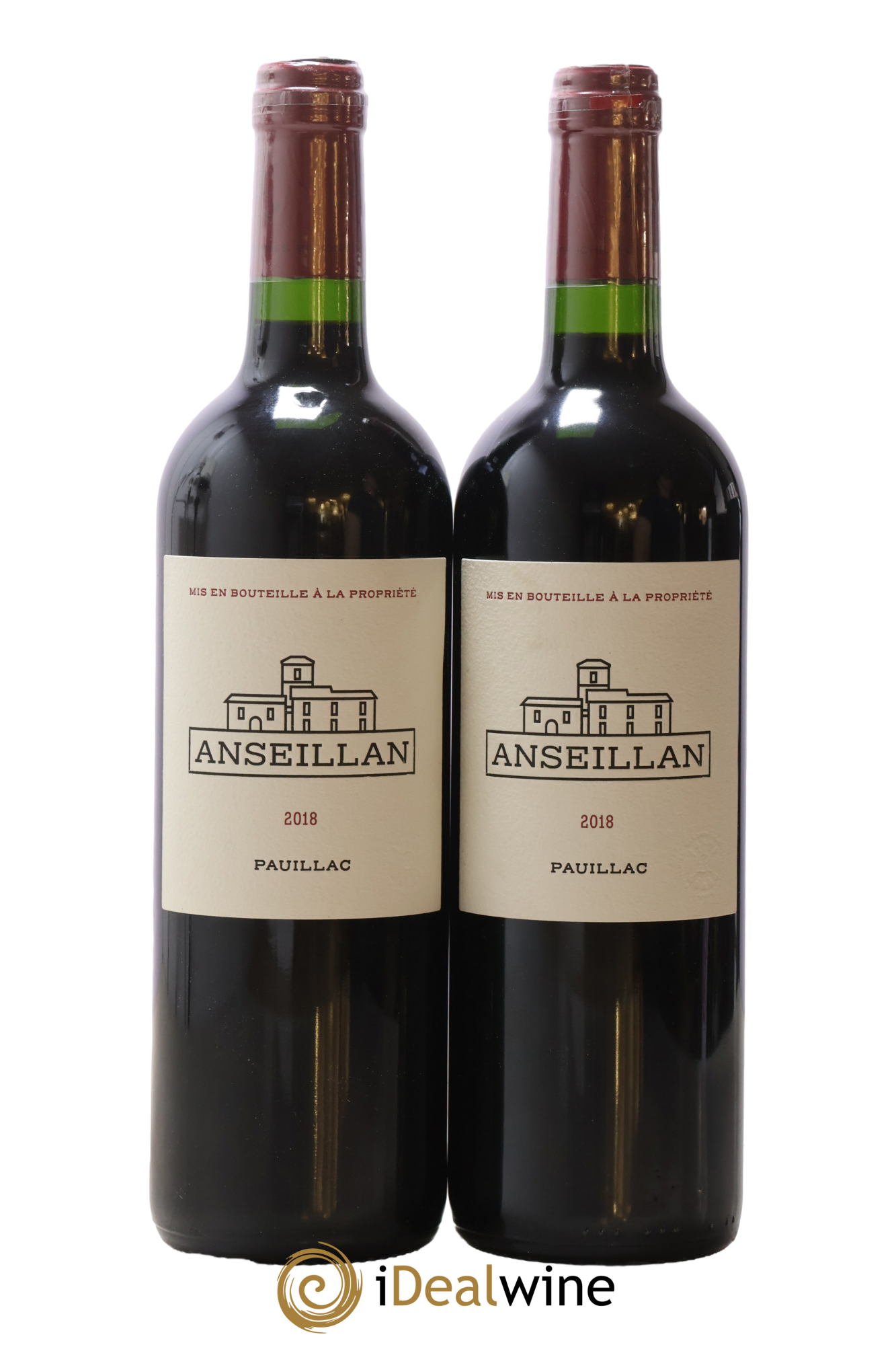 Pauillac Anseillan 2018 - Lot of 2 bottles - 0