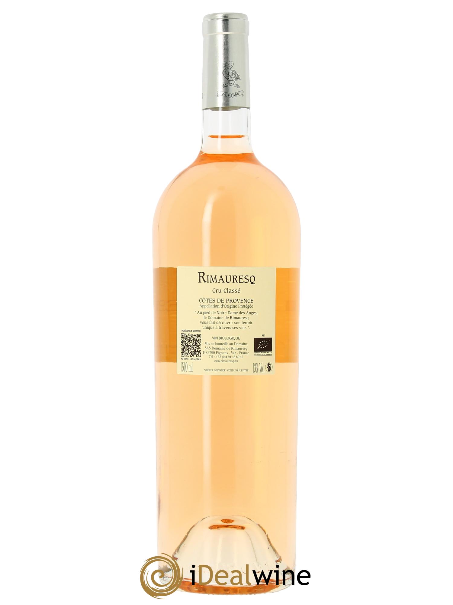 Côtes de Provence Rimauresq Cru Classé 2025 - Lot de 1 magnum - 1
