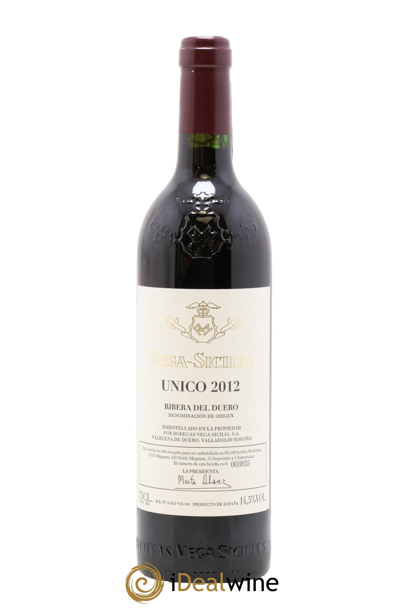 Ribera Del Duero DO Vega Sicilia Unico Famille Alvarez 2012 - Lot of 1 bottle - 0