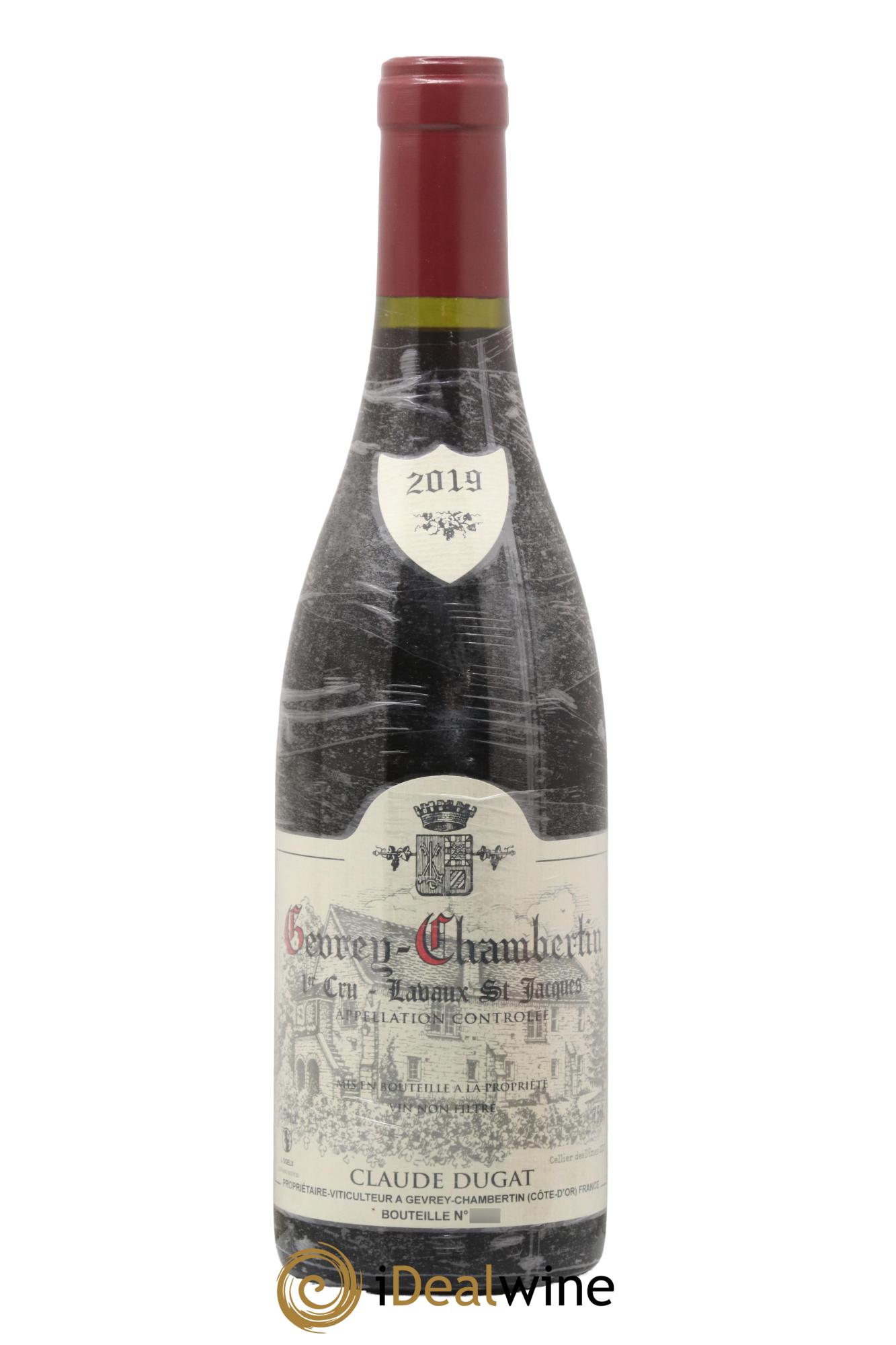 Gevrey-Chambertin 1er Cru Lavaux Saint-Jacques Claude Dugat 2019 - Lot of 1 bottle - 0