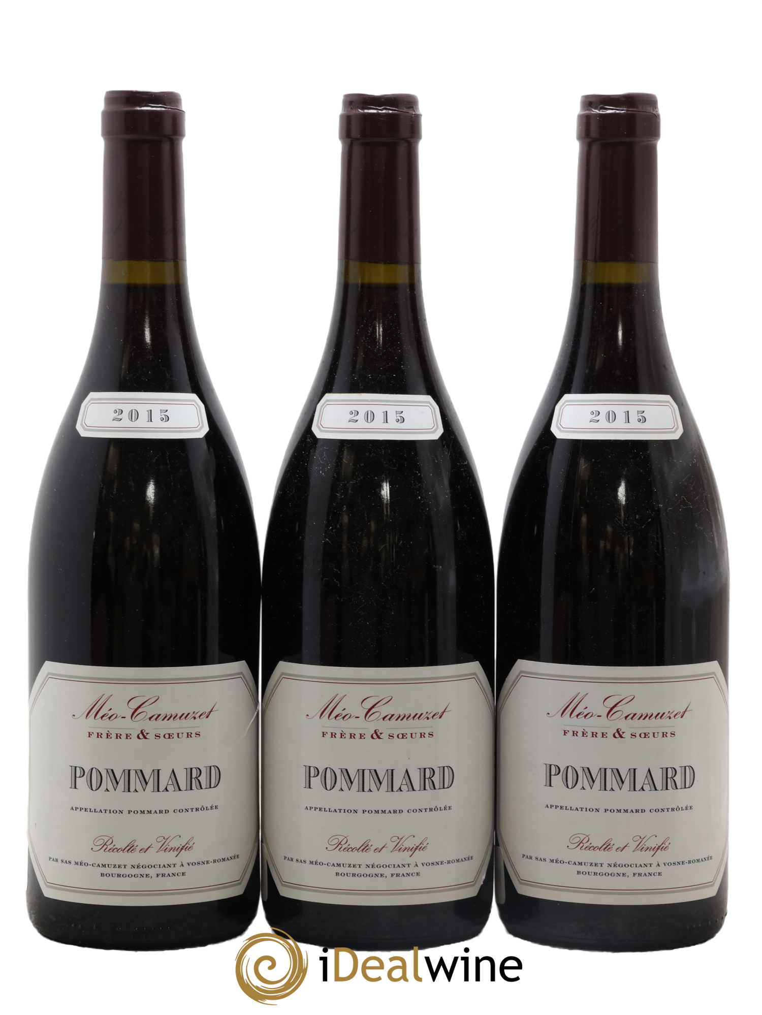 Pommard Méo-Camuzet (Frère & Soeurs) 2015 - Lot of 3 bottles - 0