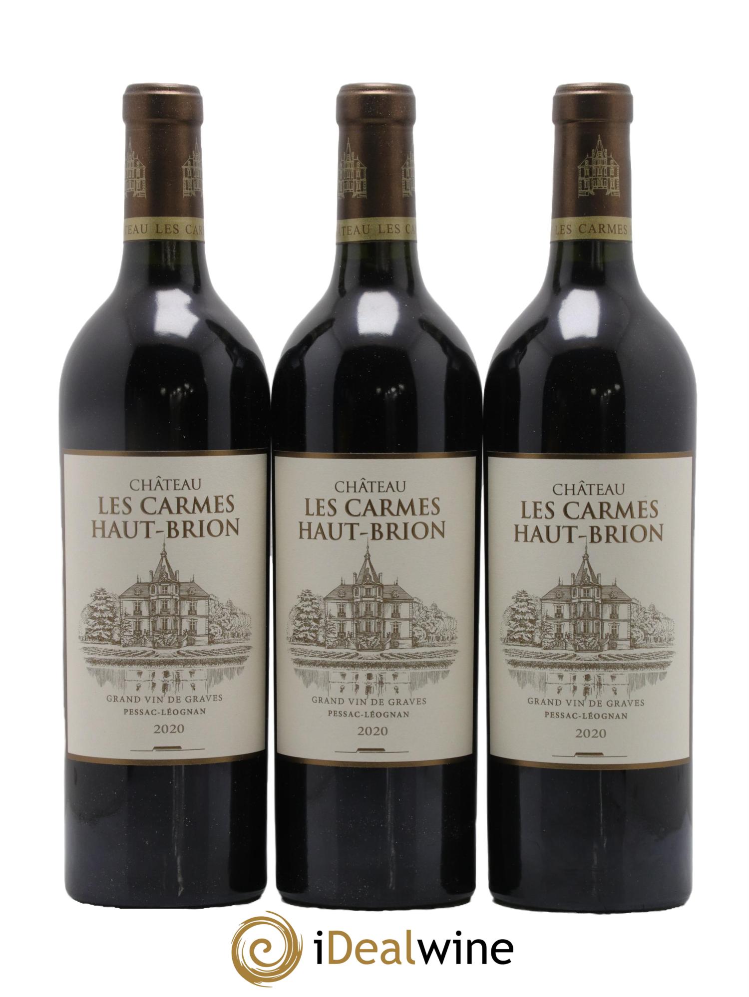 Château Les Carmes Haut-Brion 2020 - Lot de 6 bouteilles - 1
