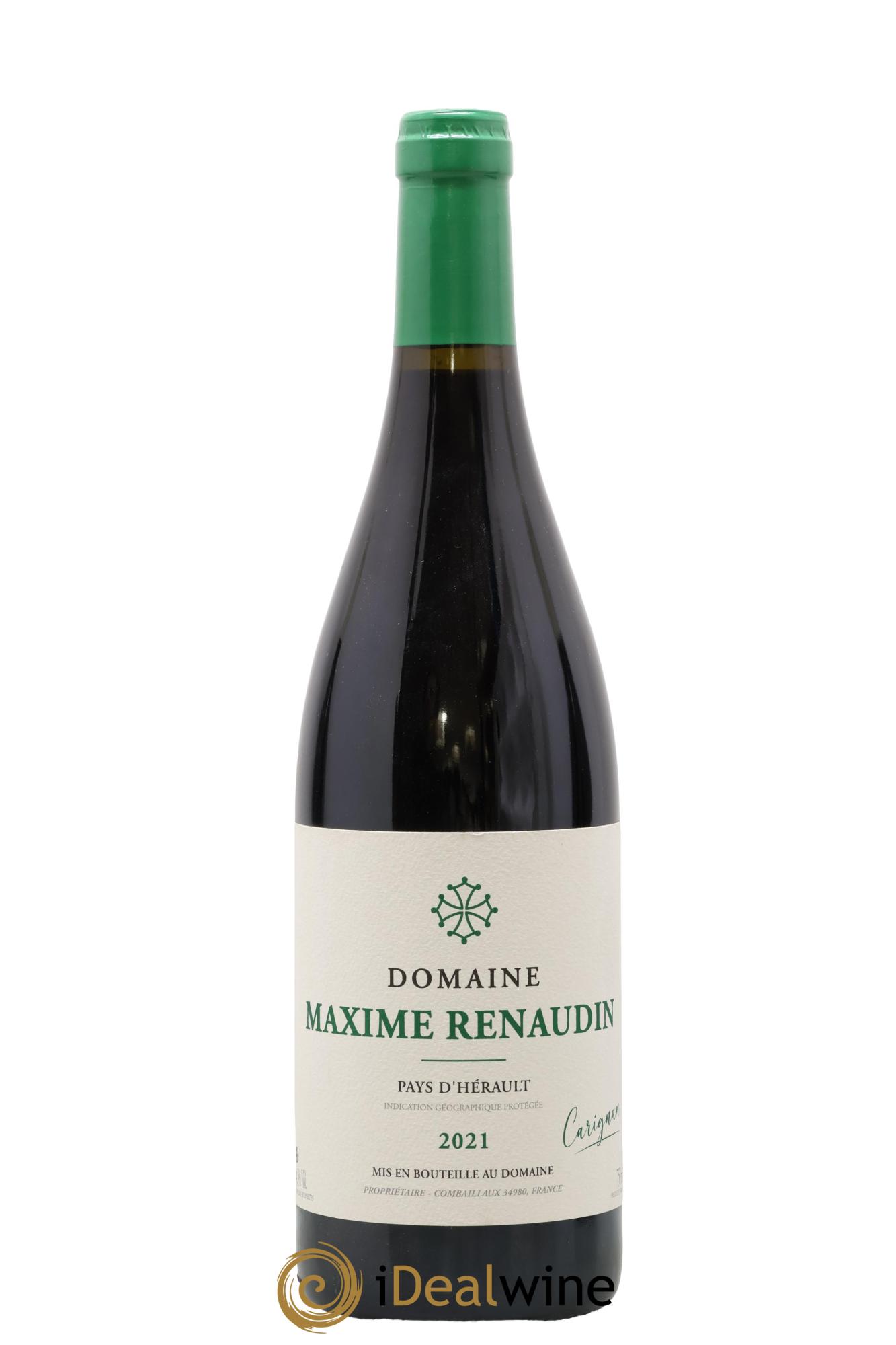 Pays d'Hérault Carignan Maxime Renaudin 2021 - Lot of 1 bottle - 0