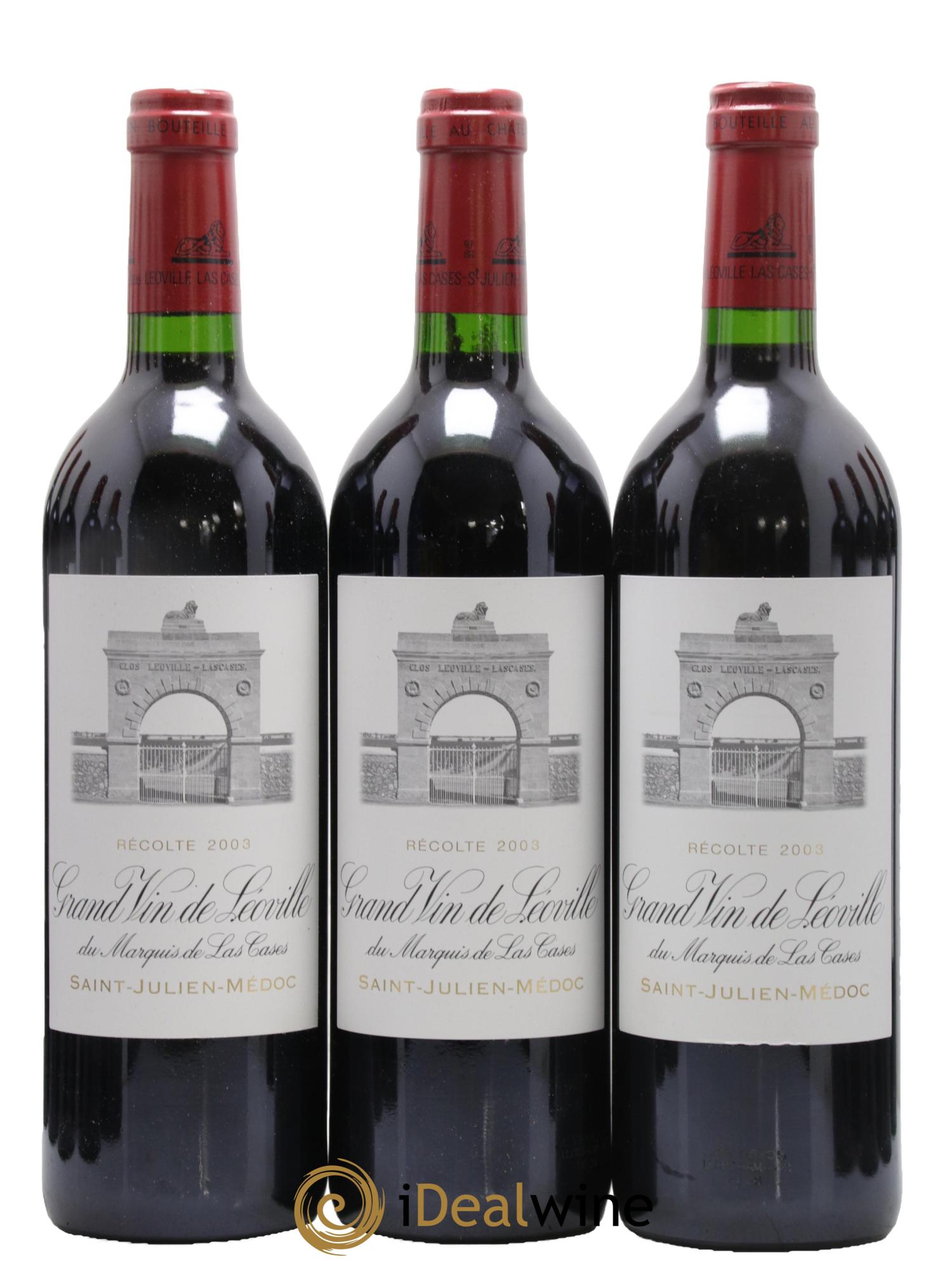 Château Léoville Las Cases 2ème Grand Cru Classé 2003 - Lot of 12 bottles - 1