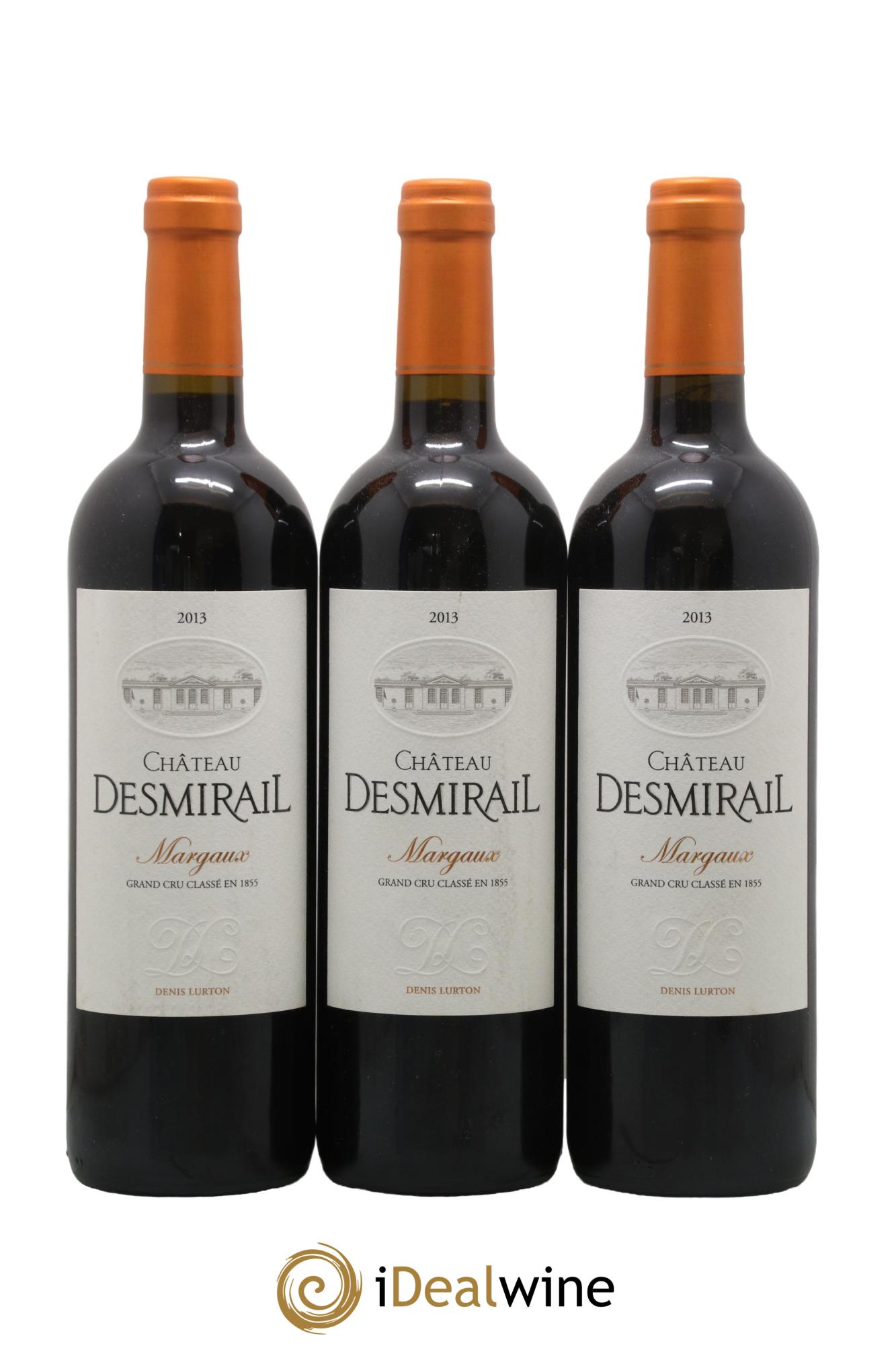 Château Desmirail 3ème Grand Cru Classé 2013 - Lotto di 3 bottiglie - 0