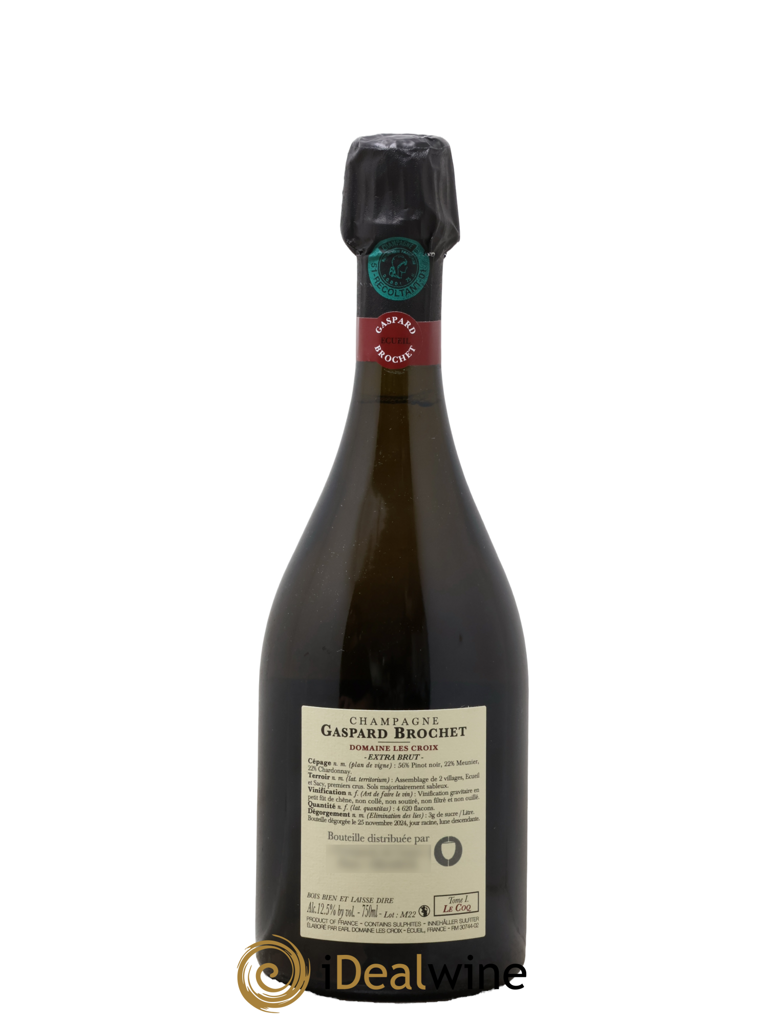 Champagne Le Coq Tome I Mason Gaspard Brochet - Posten von 1 Flasche - 1