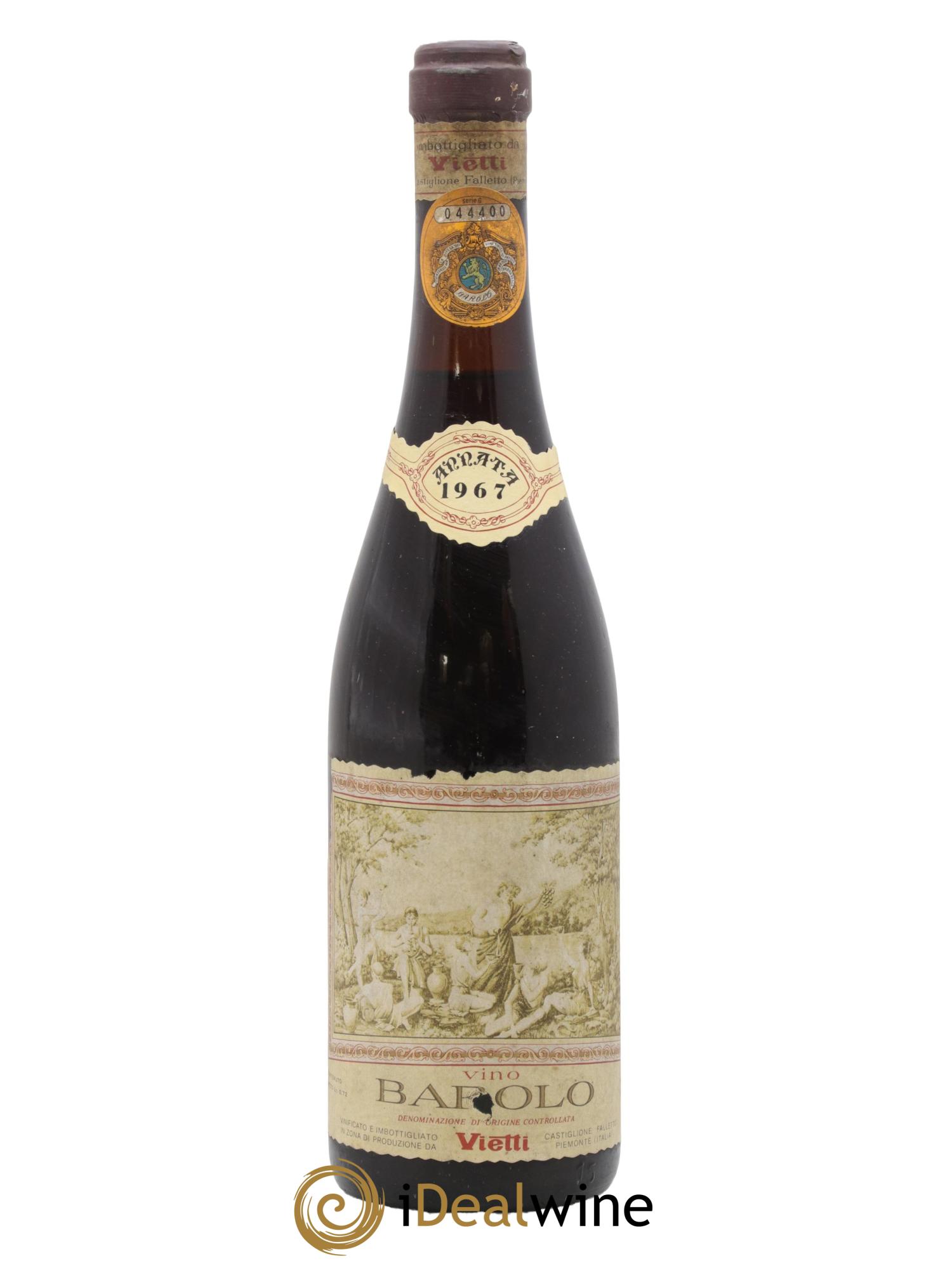 Barbaresco DOCG Vietti 1967 - Lot of 1 bottle - 0