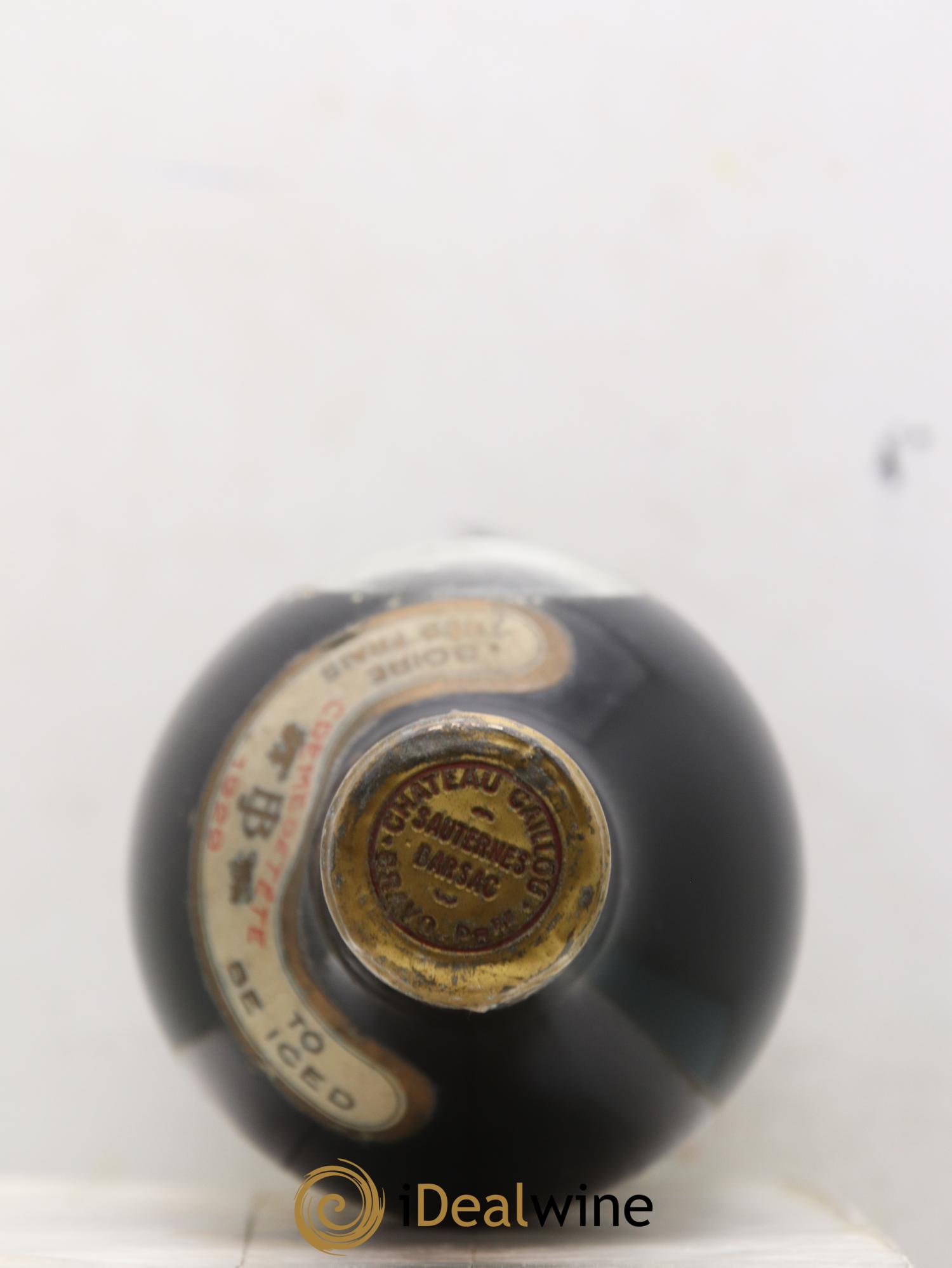 Château Caillou - Crème de Tête 2ème Grand Cru Classé 1929 - Lotto di 1 bottiglia - 1