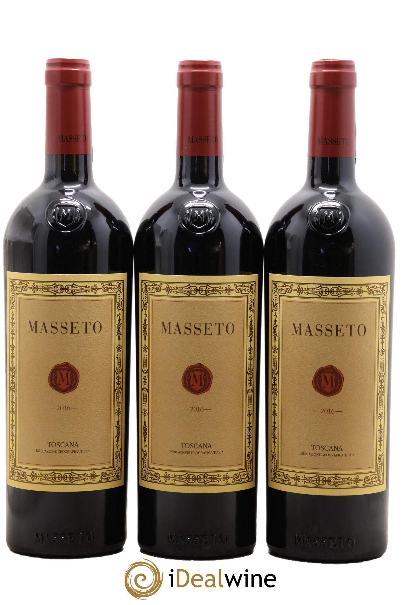 Toscana IGT Tenuta Dell'Ornellaia Masseto Frescobaldi 2016 - Lotto di 3 bottiglie - 0