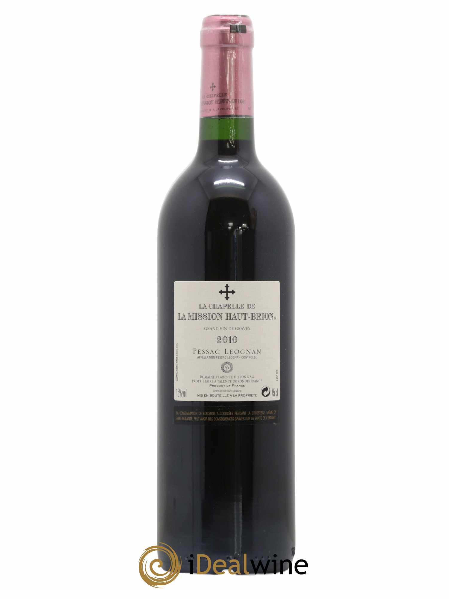 La Chapelle de La Mission Haut-Brion Second Vin 2010 - Lot de 1 bouteille - 1