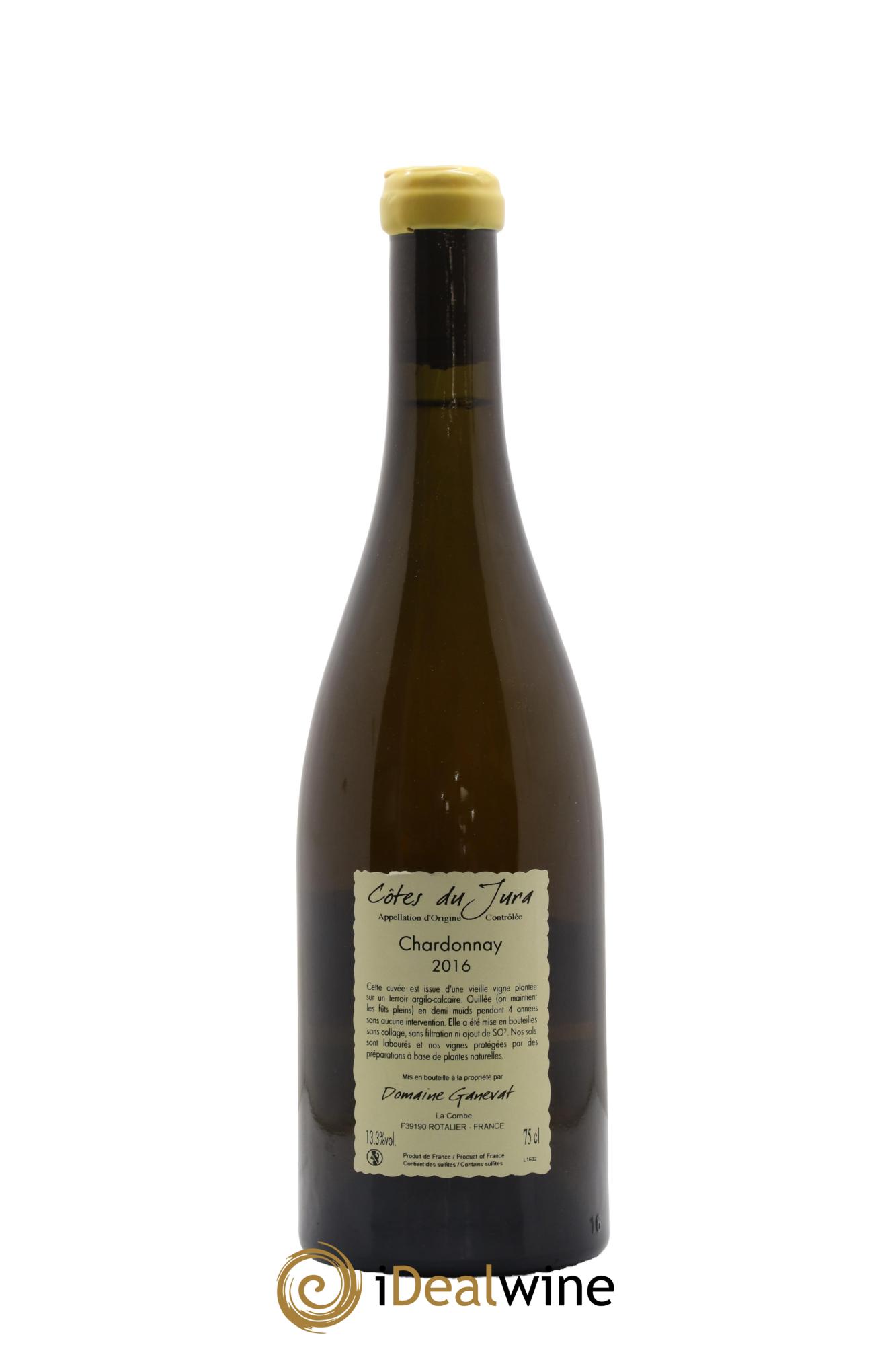 Côtes du Jura Les Chamois du Paradis Jean-François Ganevat (Domaine) 2016 - Lot de 1 bouteille - 1