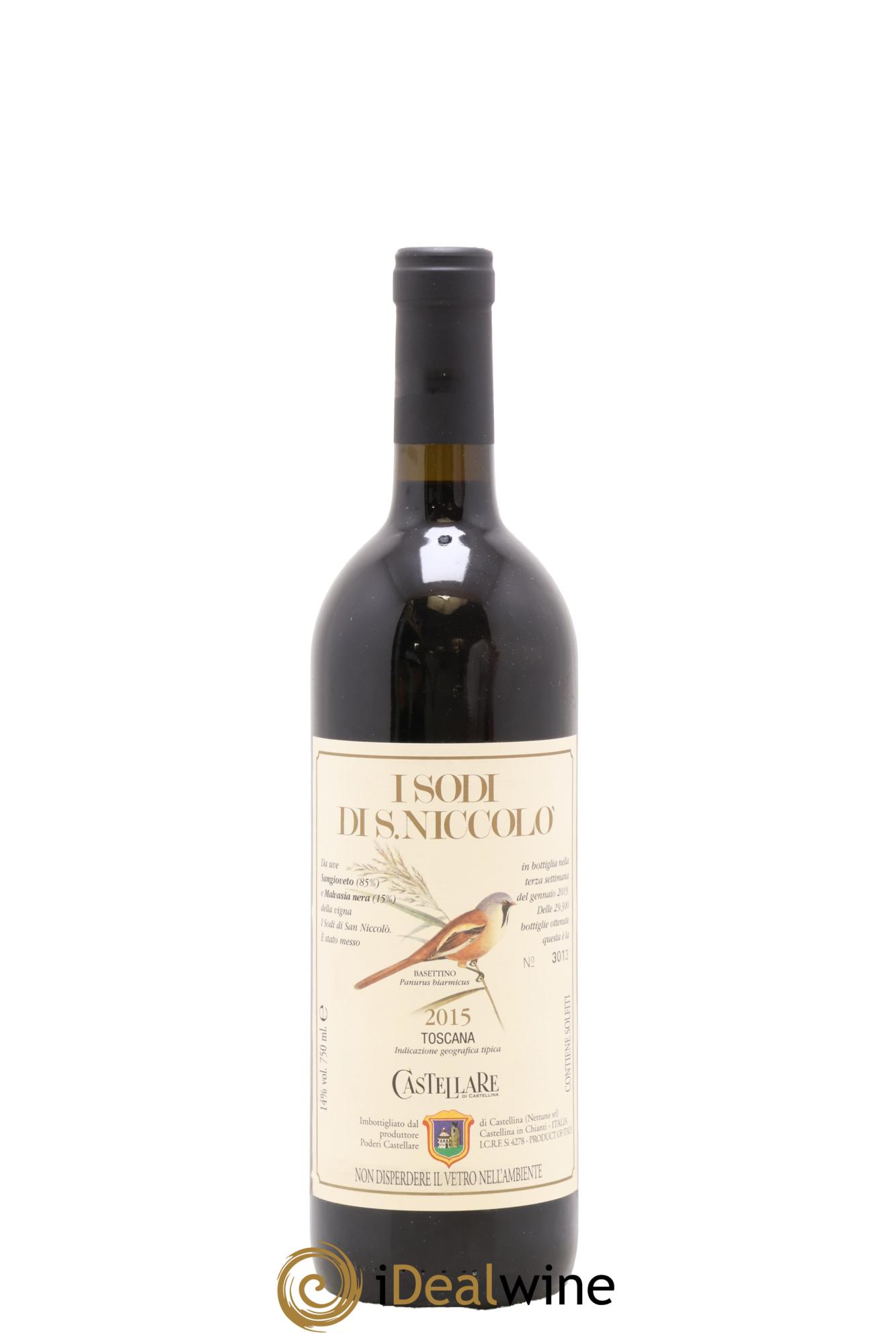 Toscana IGT I Sodi di San Niccolò Castellare di Castellina 2015 - Lot de 1 bouteille - 0