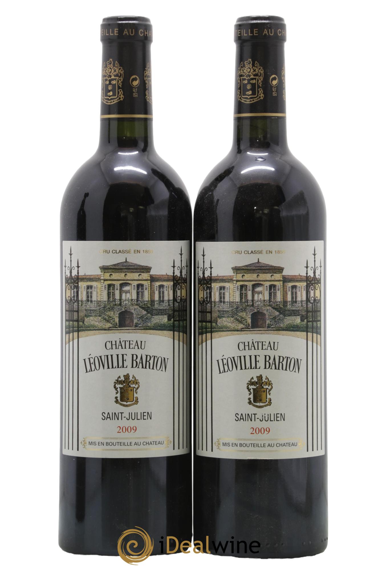 Château Léoville Barton 2ème Grand Cru Classé 2009 - Posten von 2 Flaschen - 0