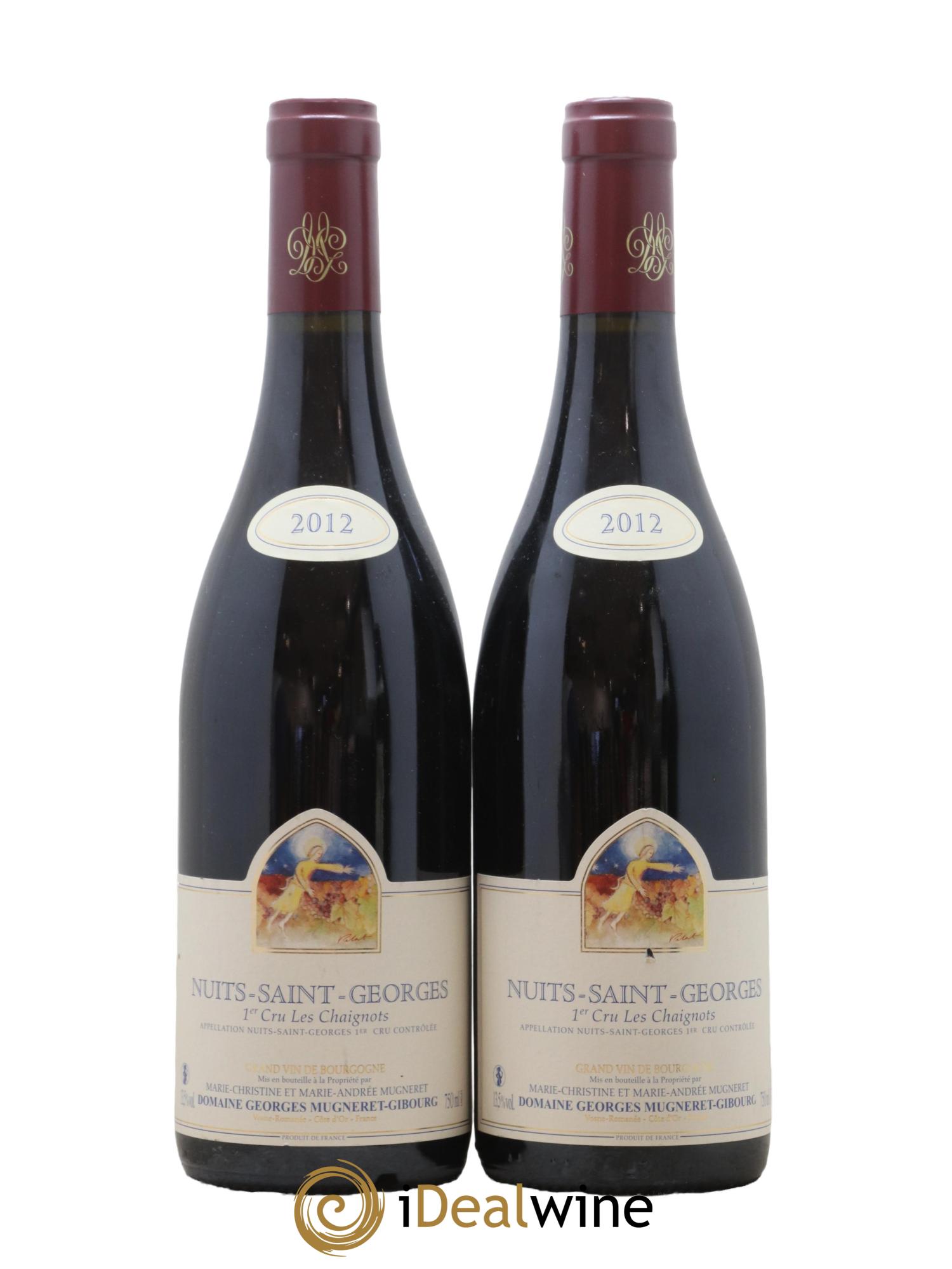 Nuits-Saint-Georges 1er Cru Les Chaignots Mugneret-Gibourg (Domaine) 2012 - Lot de 2 bouteilles - 0