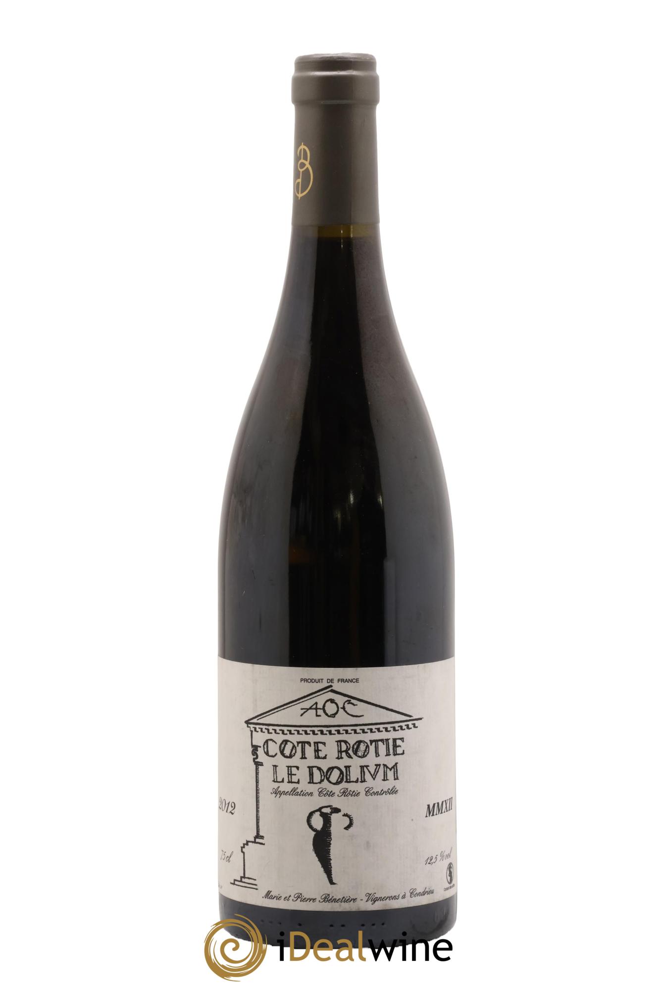 Côte-Rôtie Le Dolium Marie et Pierre Bénetière (Domaine) 2012 - Posten von 1 Flasche - 0