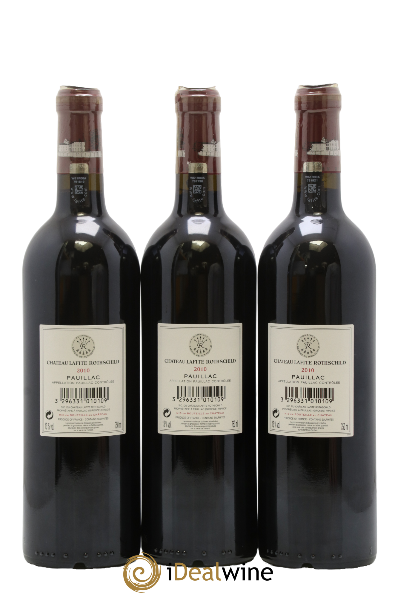 Château Lafite Rothschild 1er Grand Cru Classé 2010 - Posten von 12 Flaschen - 6