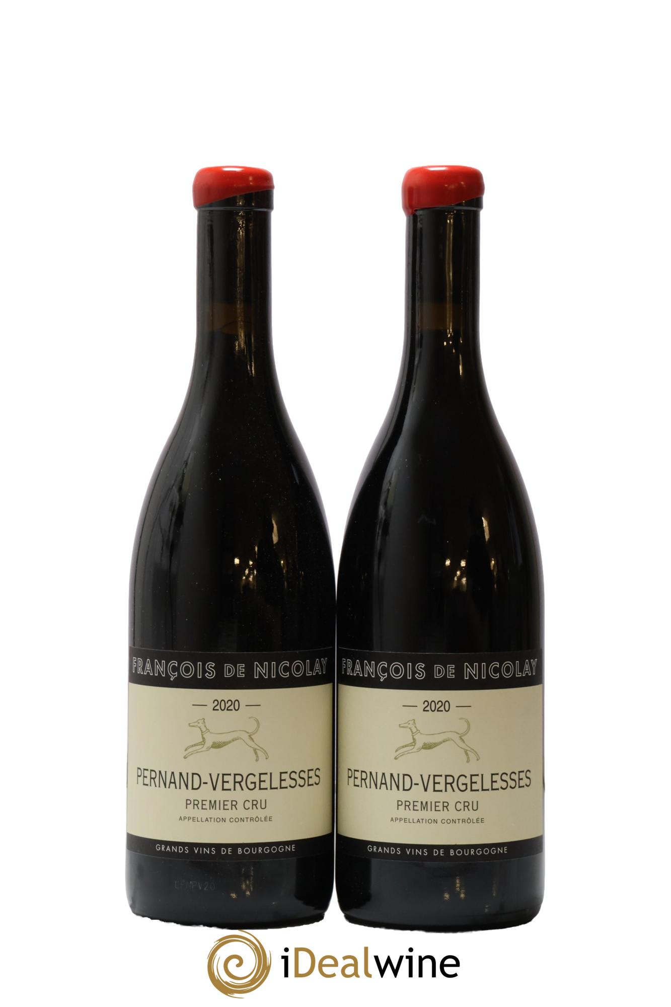 Pernand-Vergelesses 1er Cru François de Nicolay 2020 - Lot de 2 bouteilles - 0
