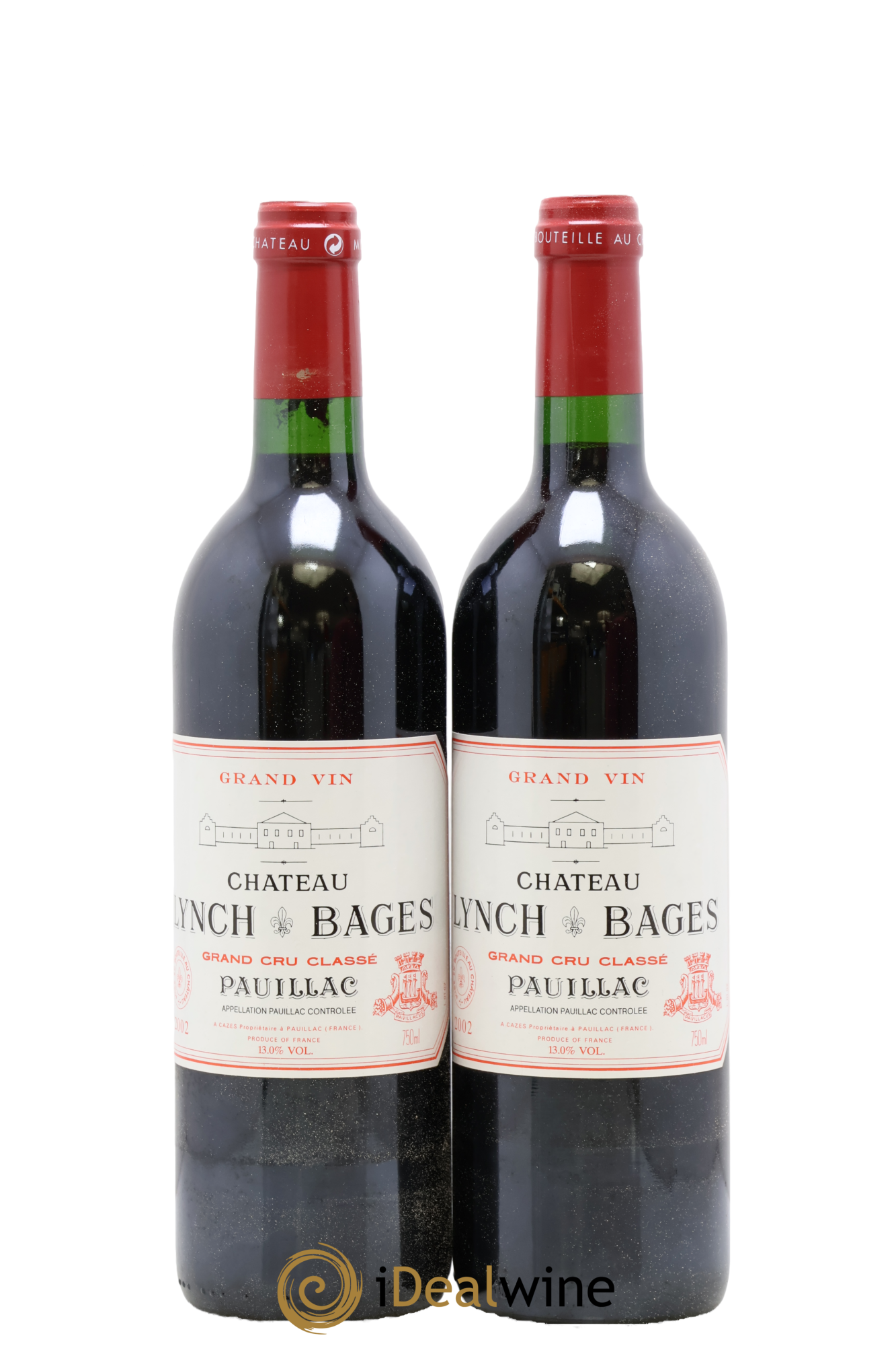 Château Lynch Bages 5ème Grand Cru Classé 2002 - Lot de 2 bouteilles - 0