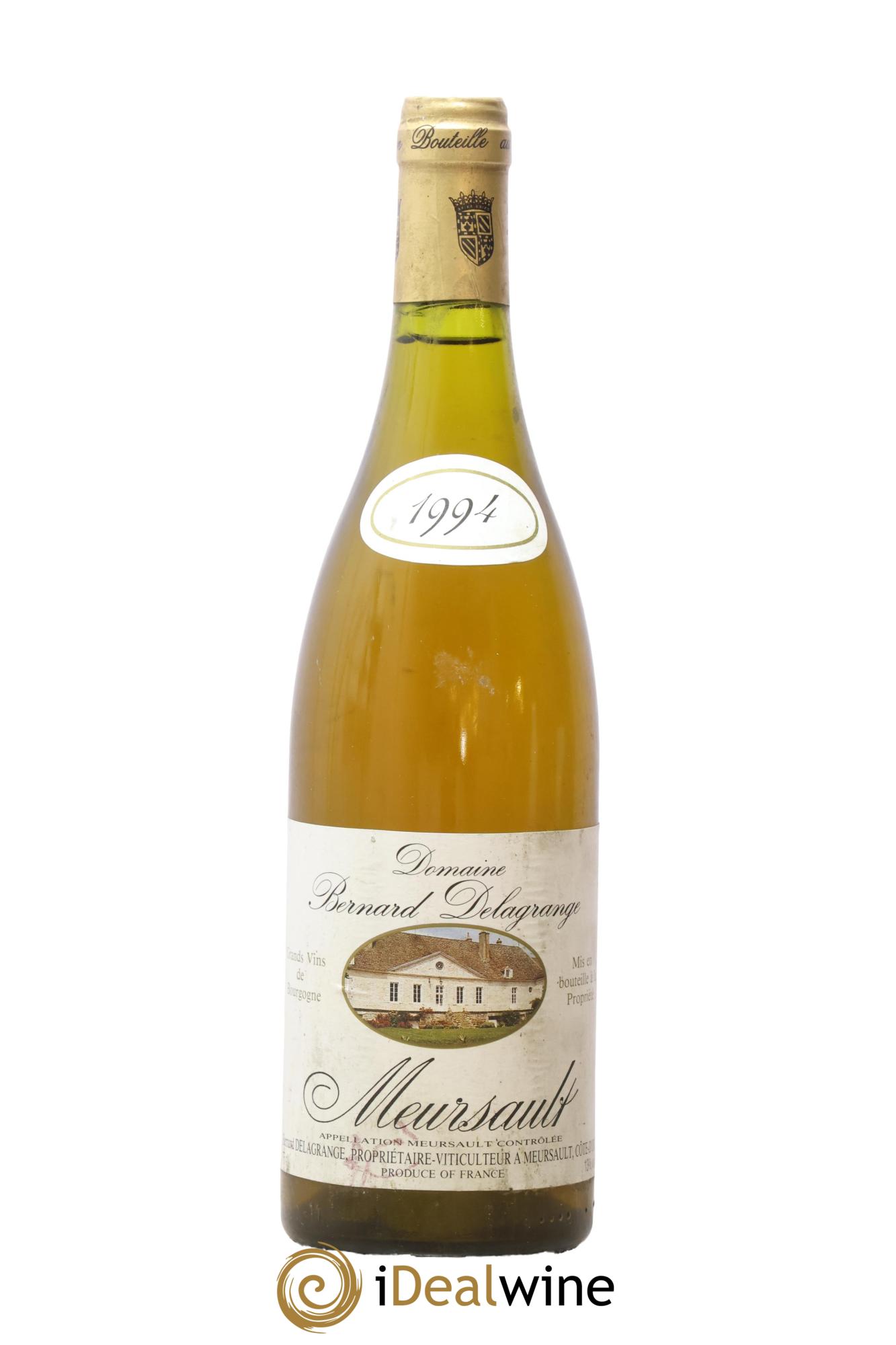 Meursault Domaine Bernard Delagrange 1994 - Lot de 1 bouteille - 0
