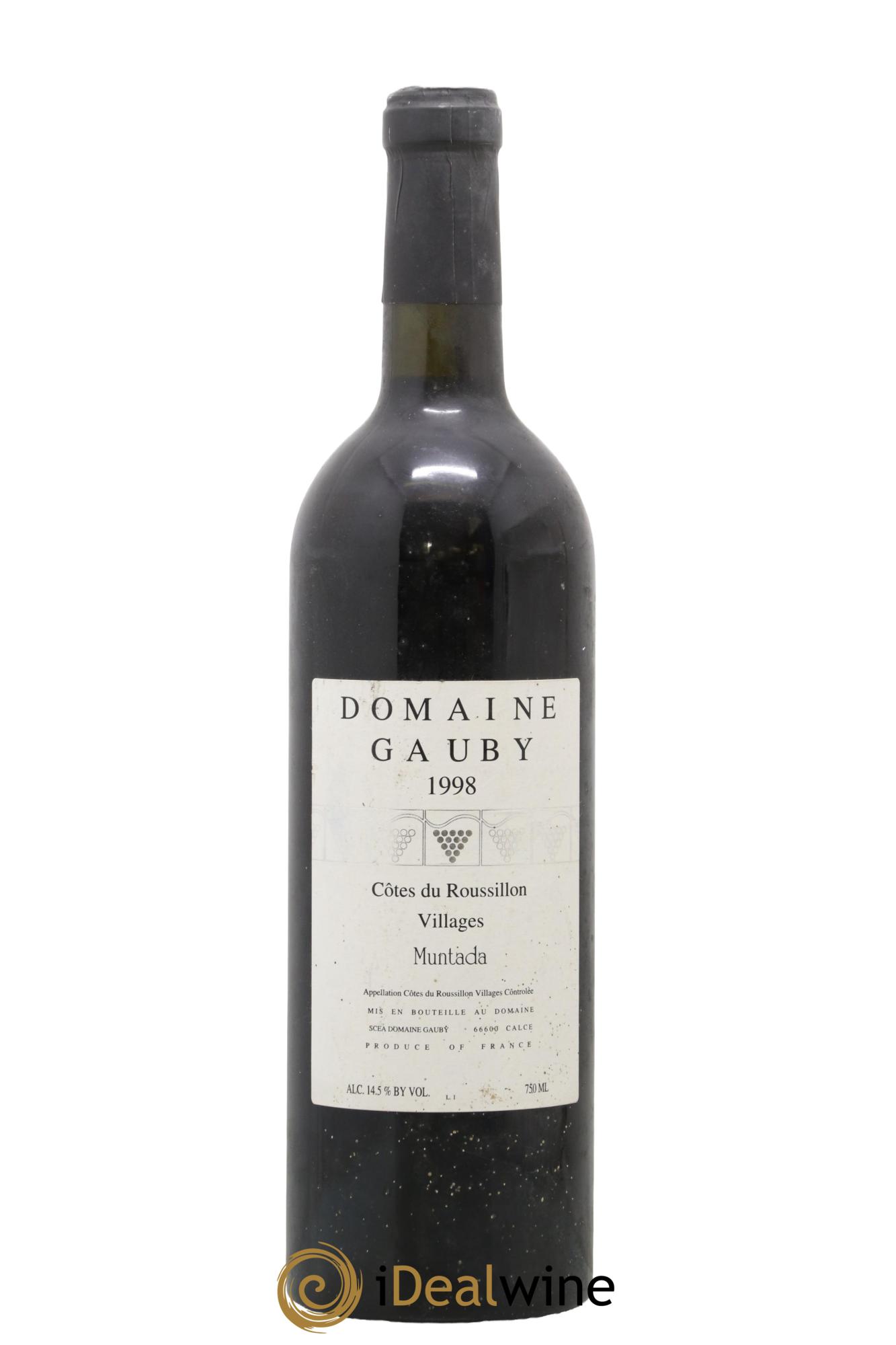 Côtes Catalanes (anciennement Côtes du Roussillon Villages) La Muntada Gauby (Domaine) 1998 - Lotto di 1 bottiglia - 0