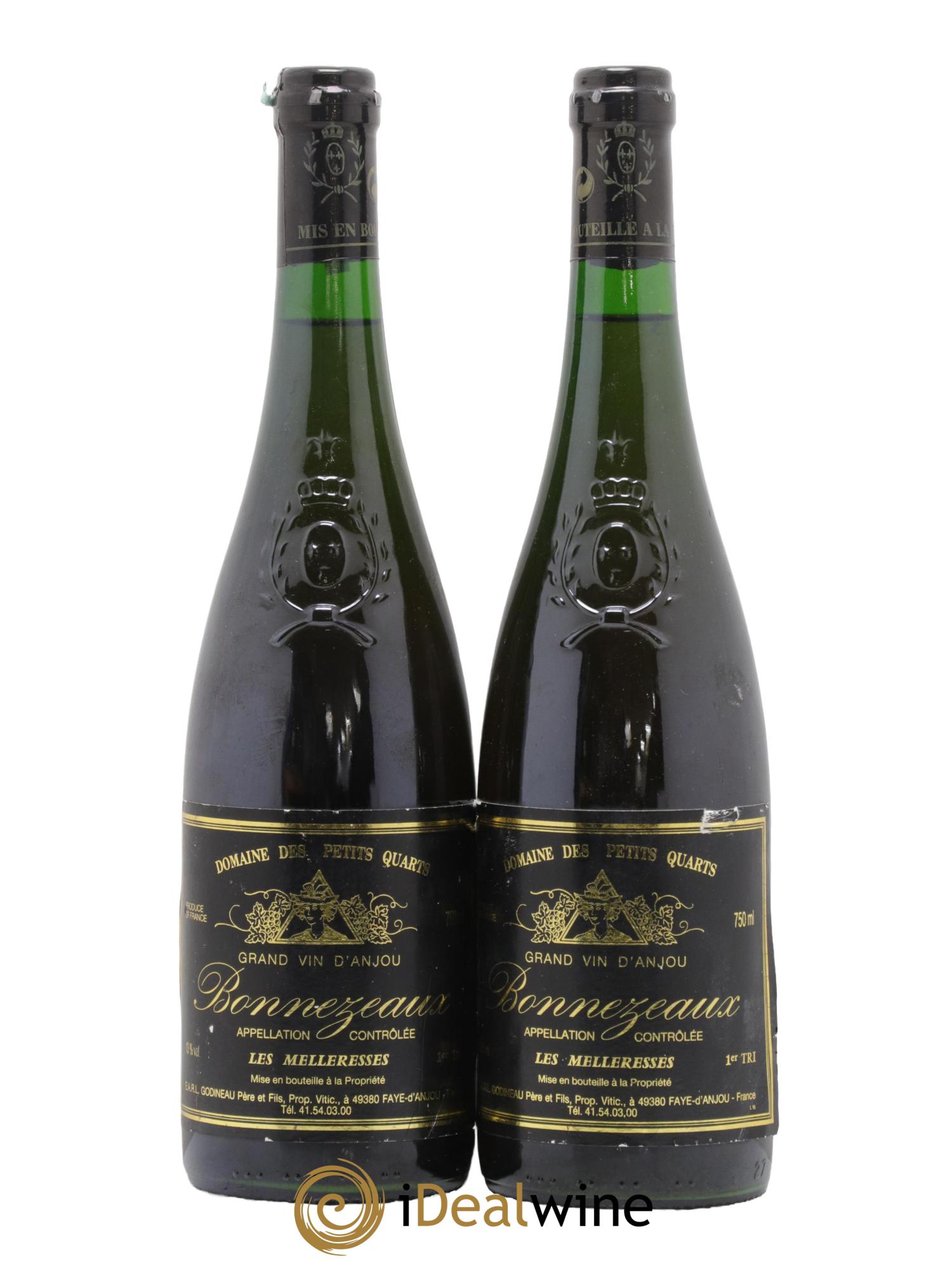 Bonnezeaux Les Melleresses 1er Tri Domaine Des Petits Quarts 2007 - Lotto di 2 bottiglie - 0