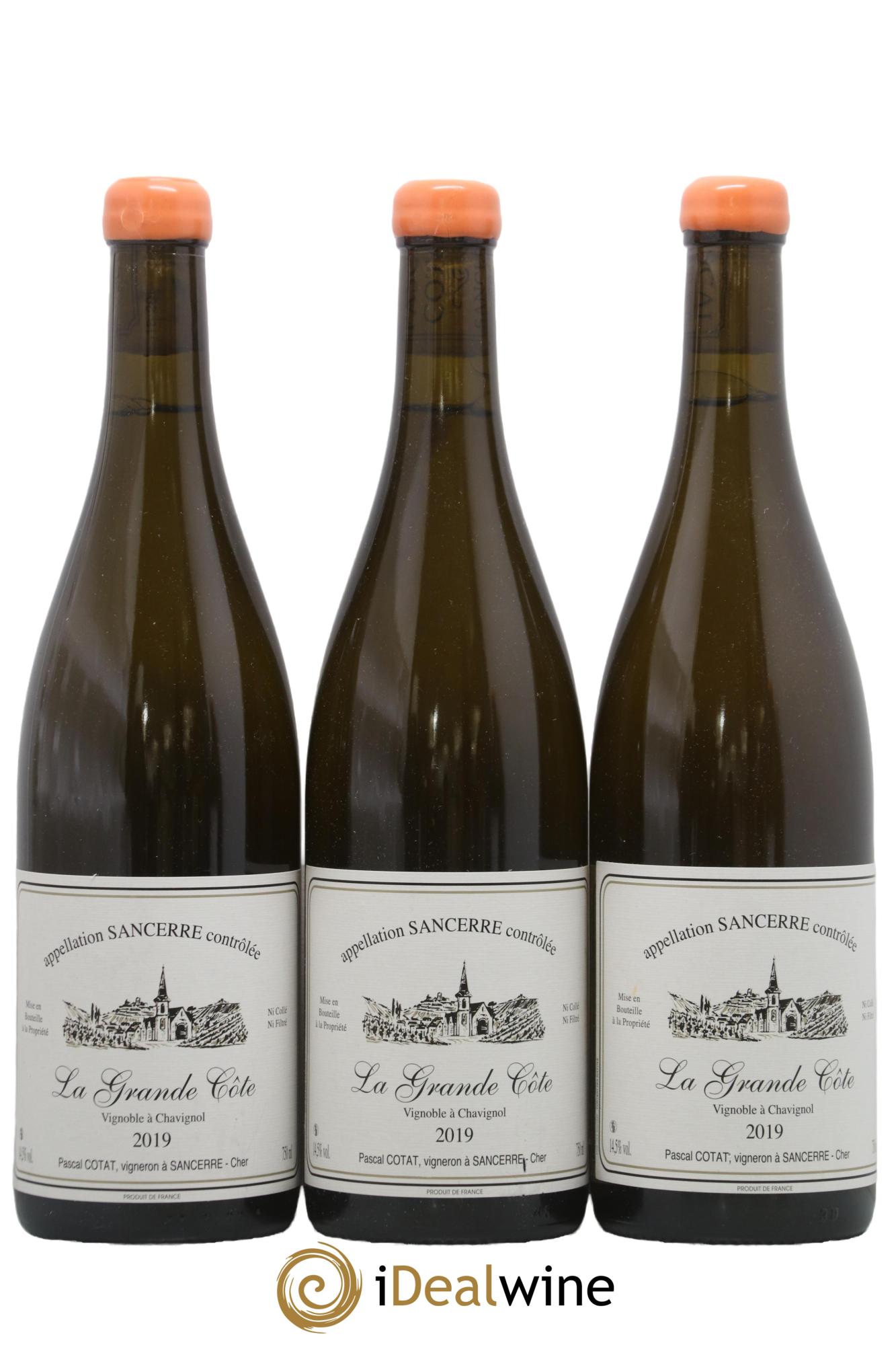 Sancerre La Grande Côte Pascal Cotat 2019 - Lot de 3 bouteilles - 0