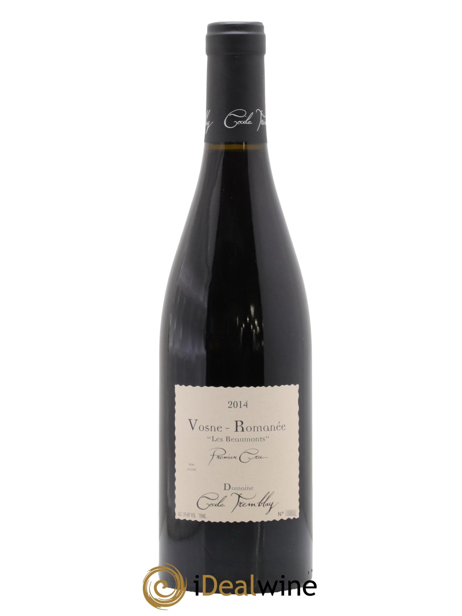 Vosne-Romanée 1er Cru Les Beaumonts (ou Beaux Monts) Cécile Tremblay 2014 - Lotto di 1 bottiglia - 0