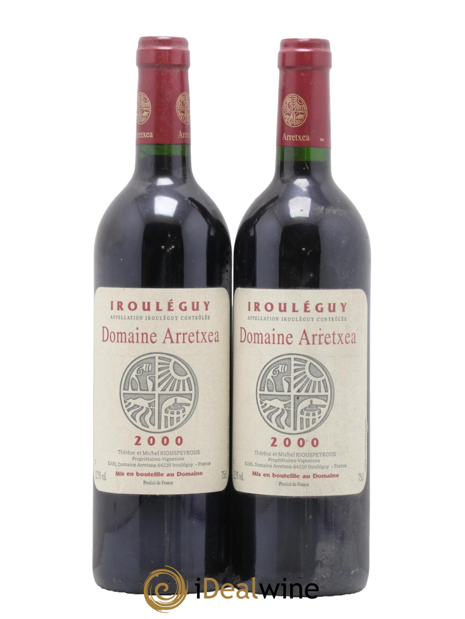 Irouléguy Tradition Arretxea (Domaine) 2000 - Lot de 2 bouteilles - 0