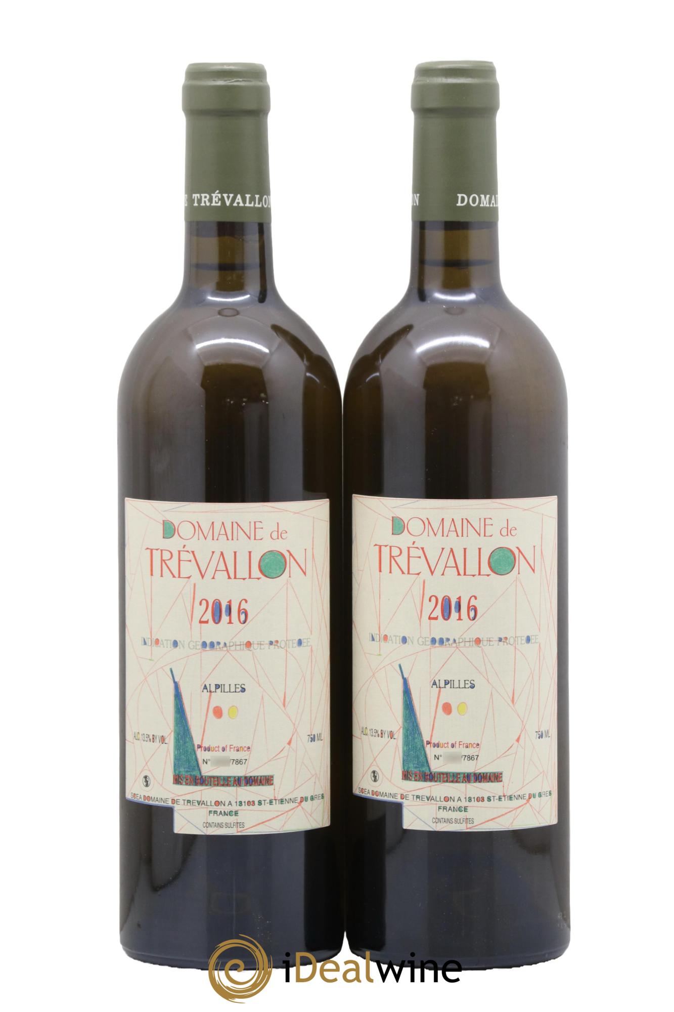 IGP Alpilles Trévallon (Domaine de) Eloi Dürrbach 2016 - Lotto di 2 bottiglie - 0