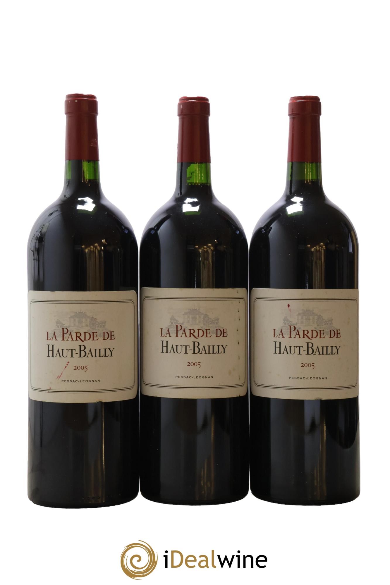 Haut Bailly II (Anciennement La Parde de Haut-Bailly) Second Vin 2005 - Lot de 3 magnums - 0