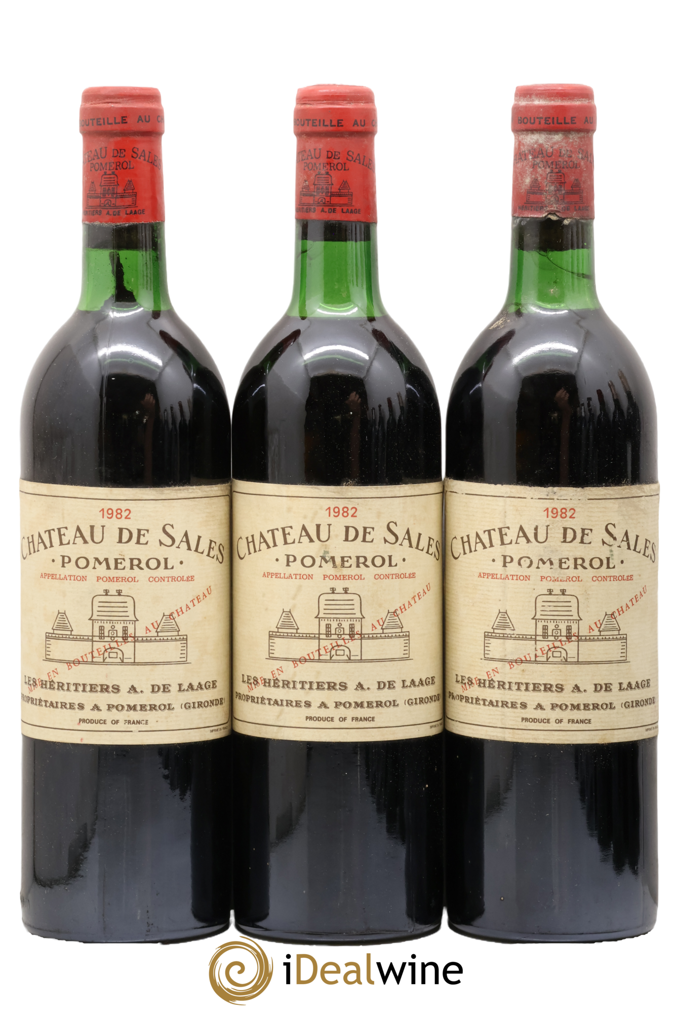 Château de Sales 1982 - Posten von 3 Flaschen - 0