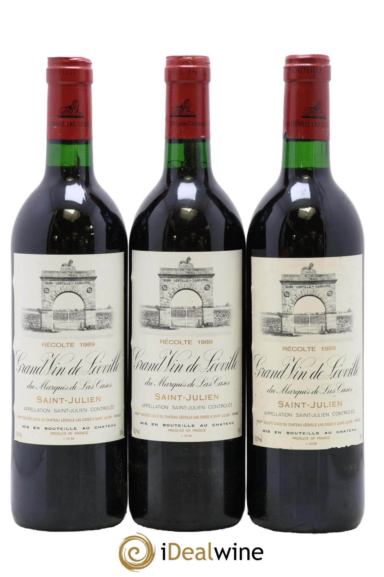 Château Léoville Las Cases 2ème Grand Cru Classé 1989 - Lot de 12 bouteilles - 4