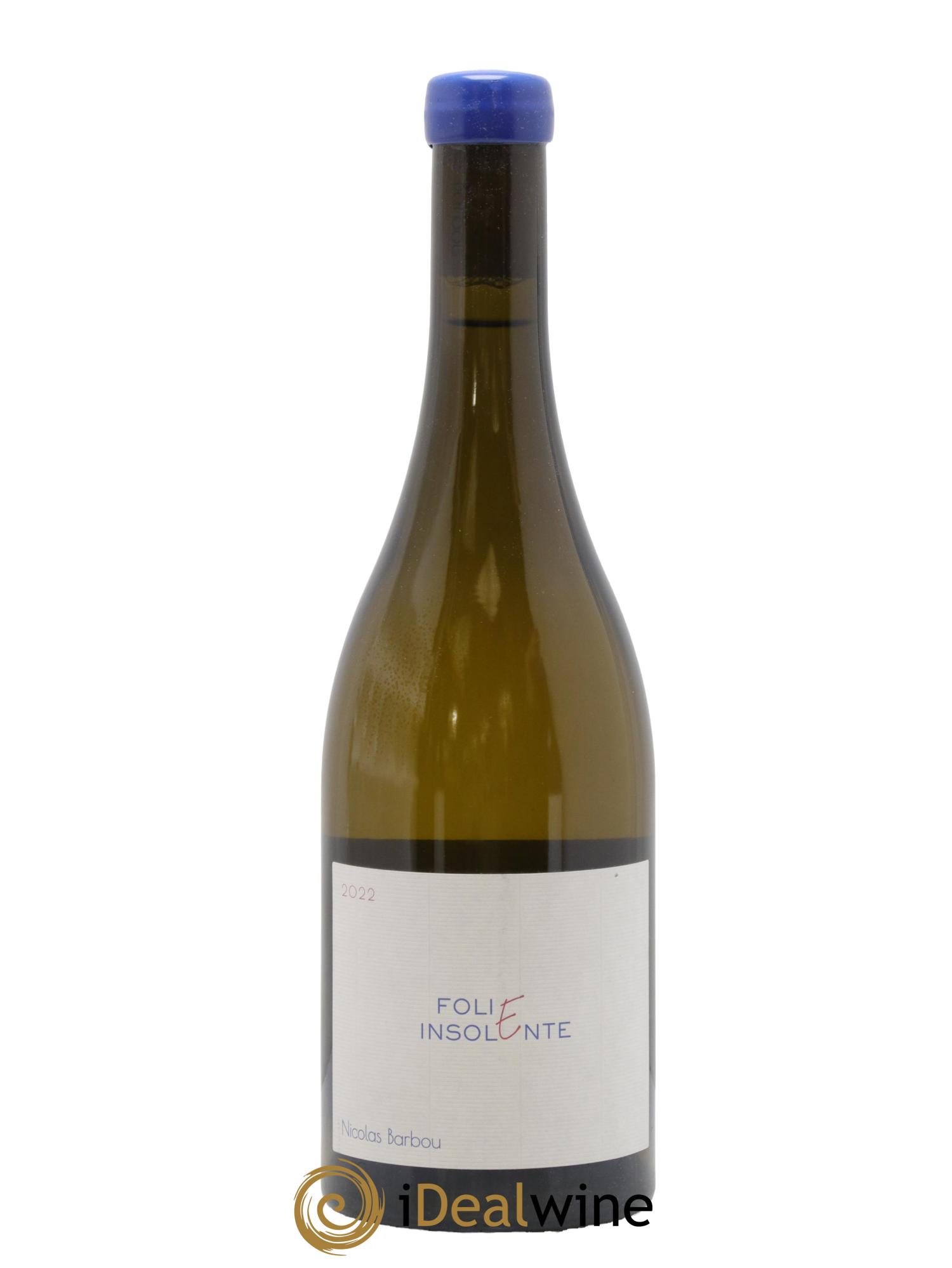 Touraine-Oisly Folie Insolente Nicolas Barbou 2022 - Lot de 1 bouteille - 0