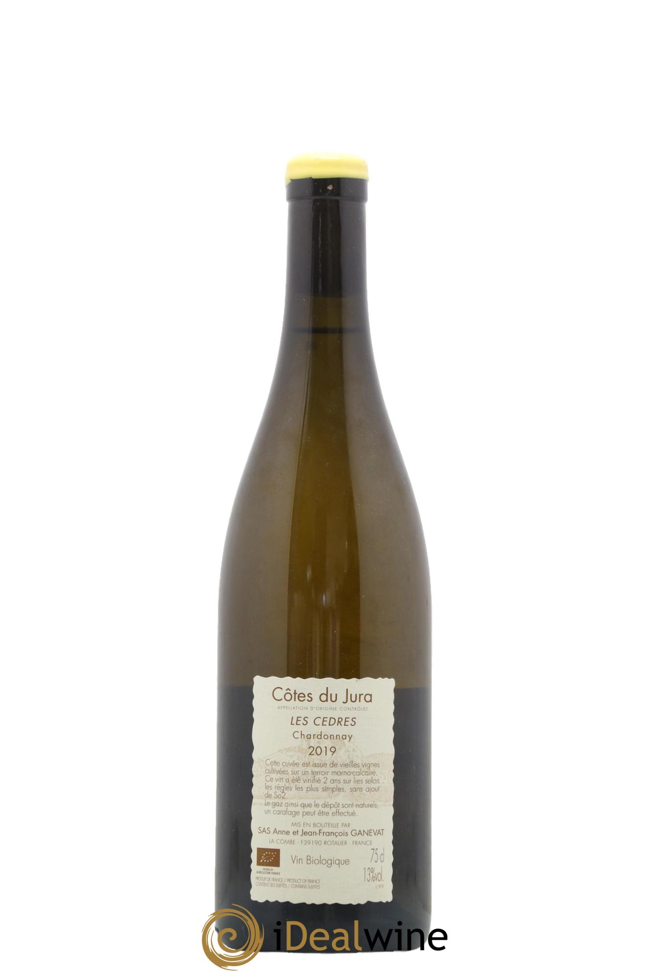 Vin de France (anciennement Côtes du Jura) Les Cèdres Anne et Jean François Ganevat 2019 - Lot of 1 bottle - 1