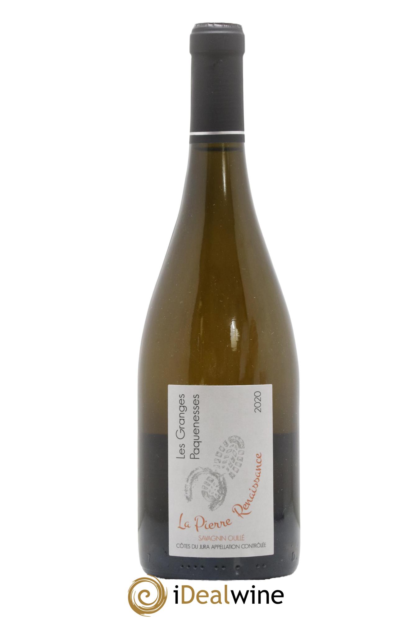 Côtes du Jura La Pierre Renaissance Les Granges Paquenesses 2020 - Lot de 1 bouteille - 0