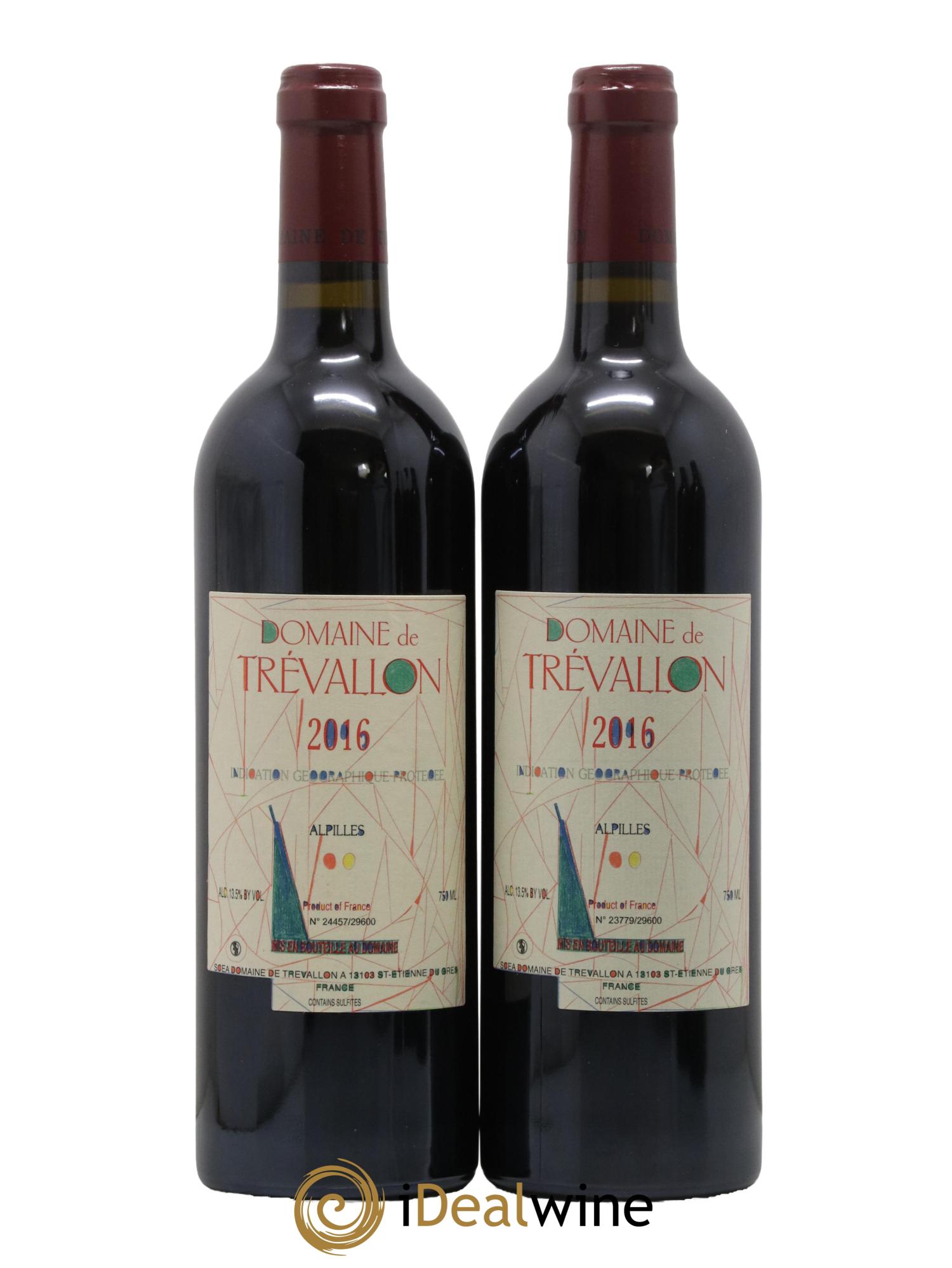 Alpilles Trévallon (Domaine de) Eloi Dürrbach 2016 - Lot de 2 bouteilles - 0