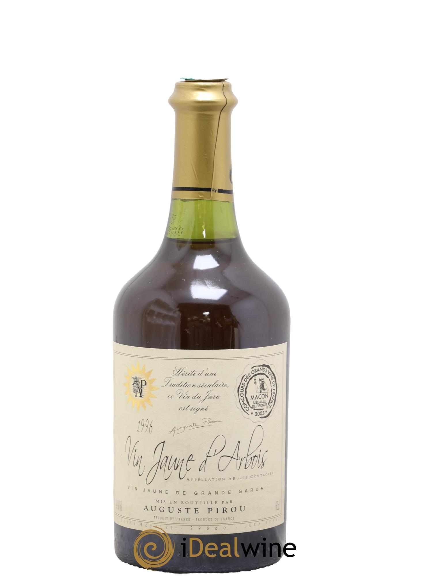 Arbois Vin Jaune Auguste Pirou 1996 - Lot de 1 clavelin - 0