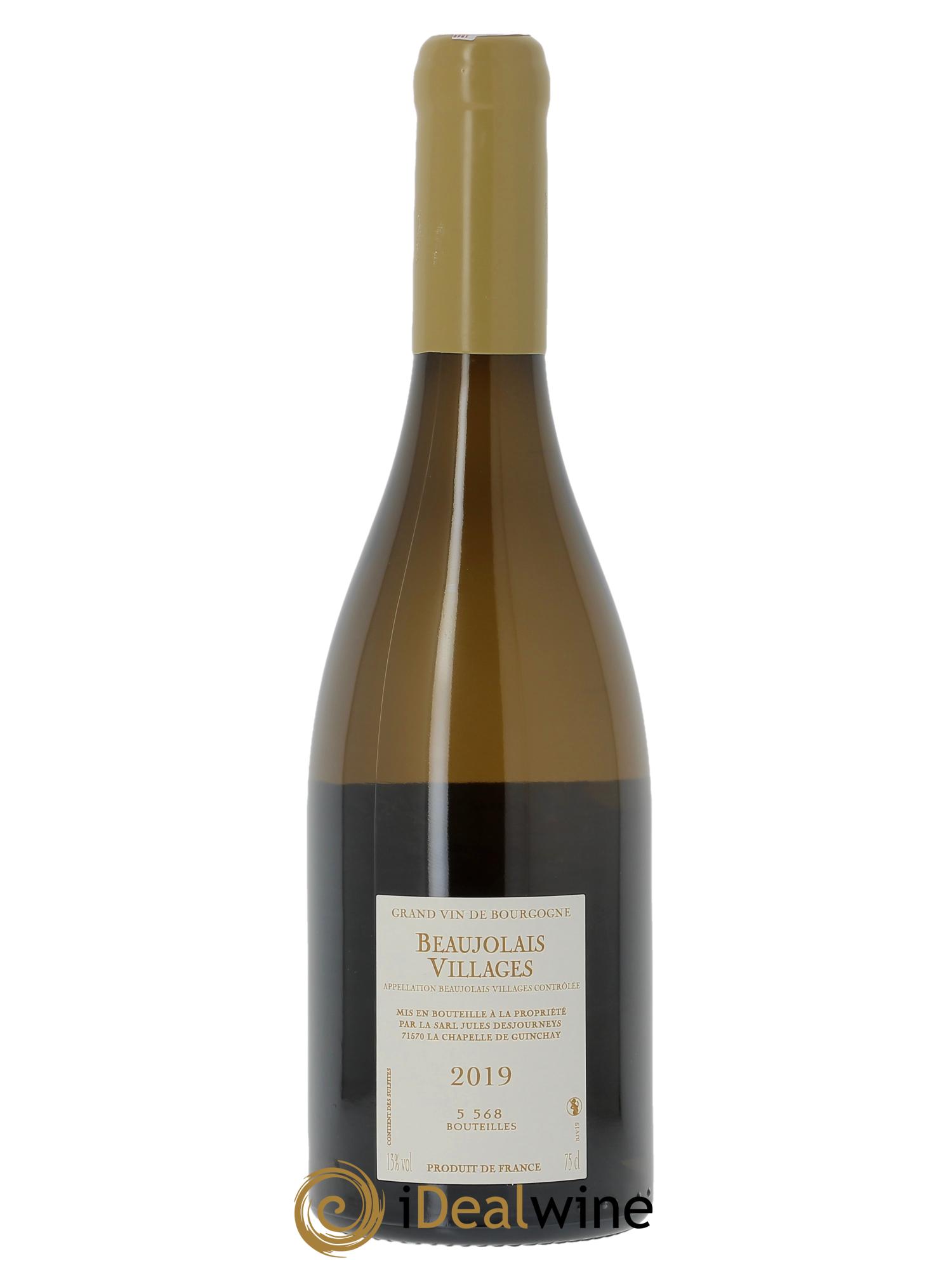 Beaujolais Villages Jules Desjourneys 2019 - Lot de 1 bouteille - 1
