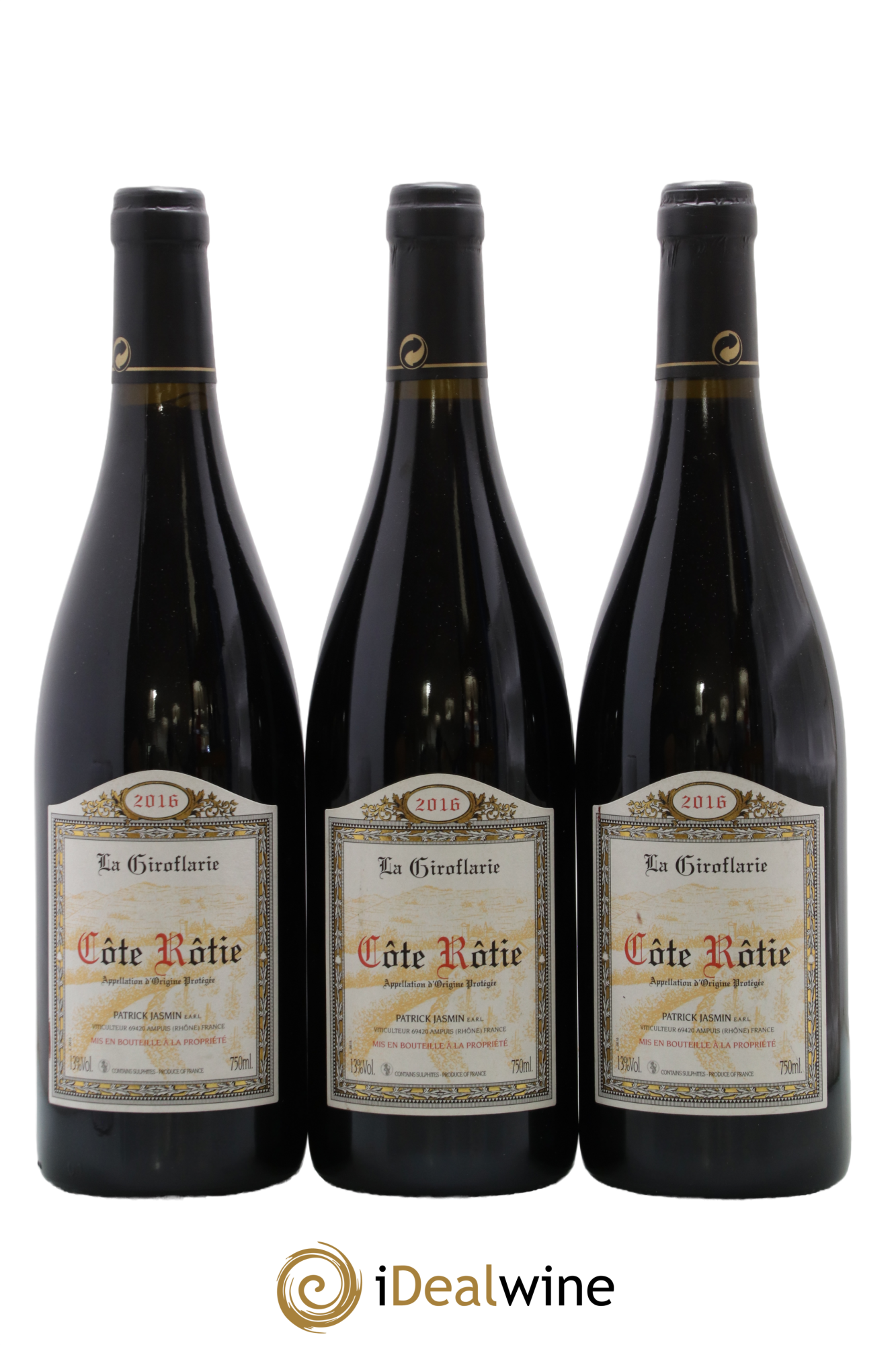 Côte-Rôtie La Giroflarie Jasmin (Domaine) 2016 - Lot de 3 bouteilles - 0